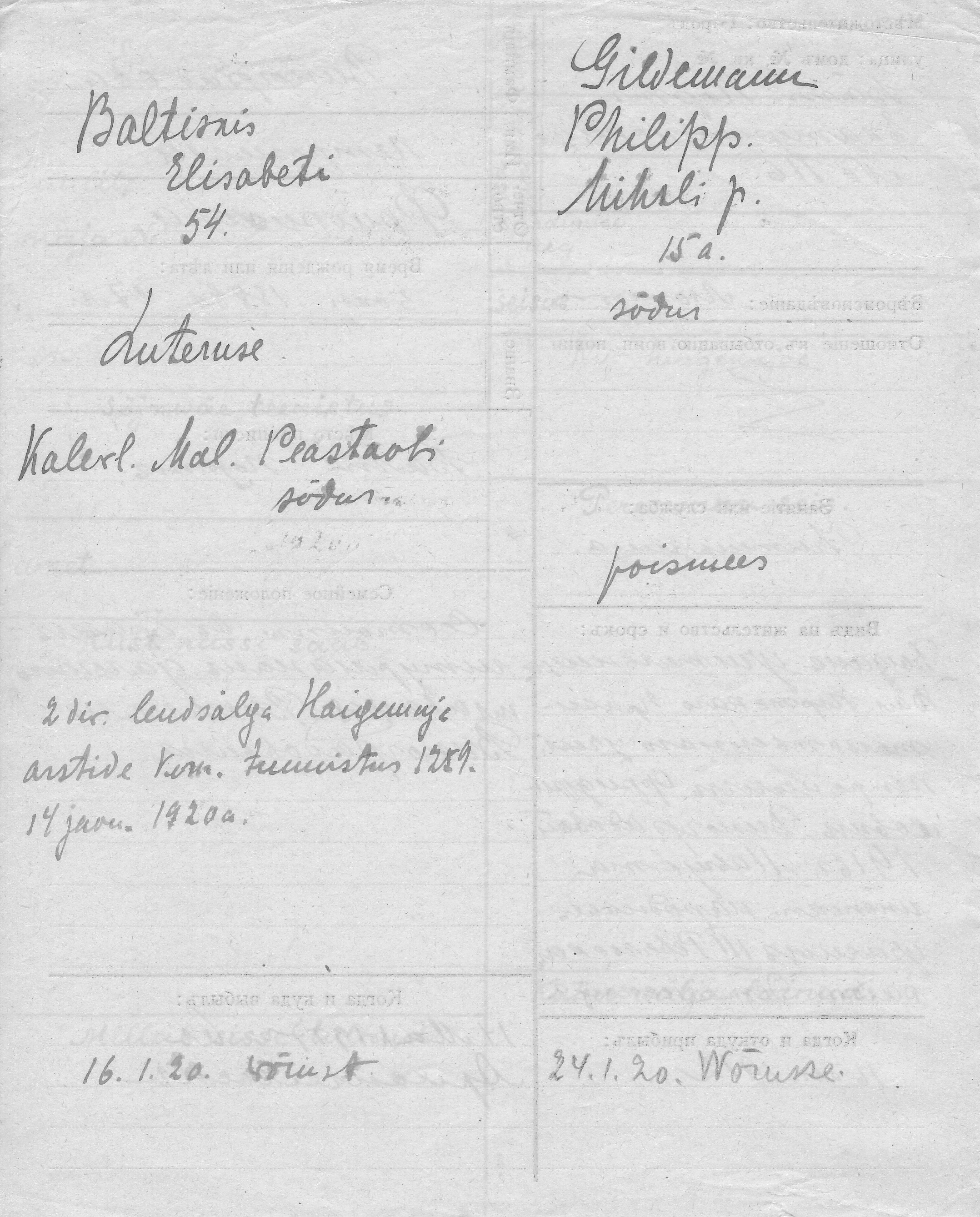 Gildemann, Philipp, Mihkel