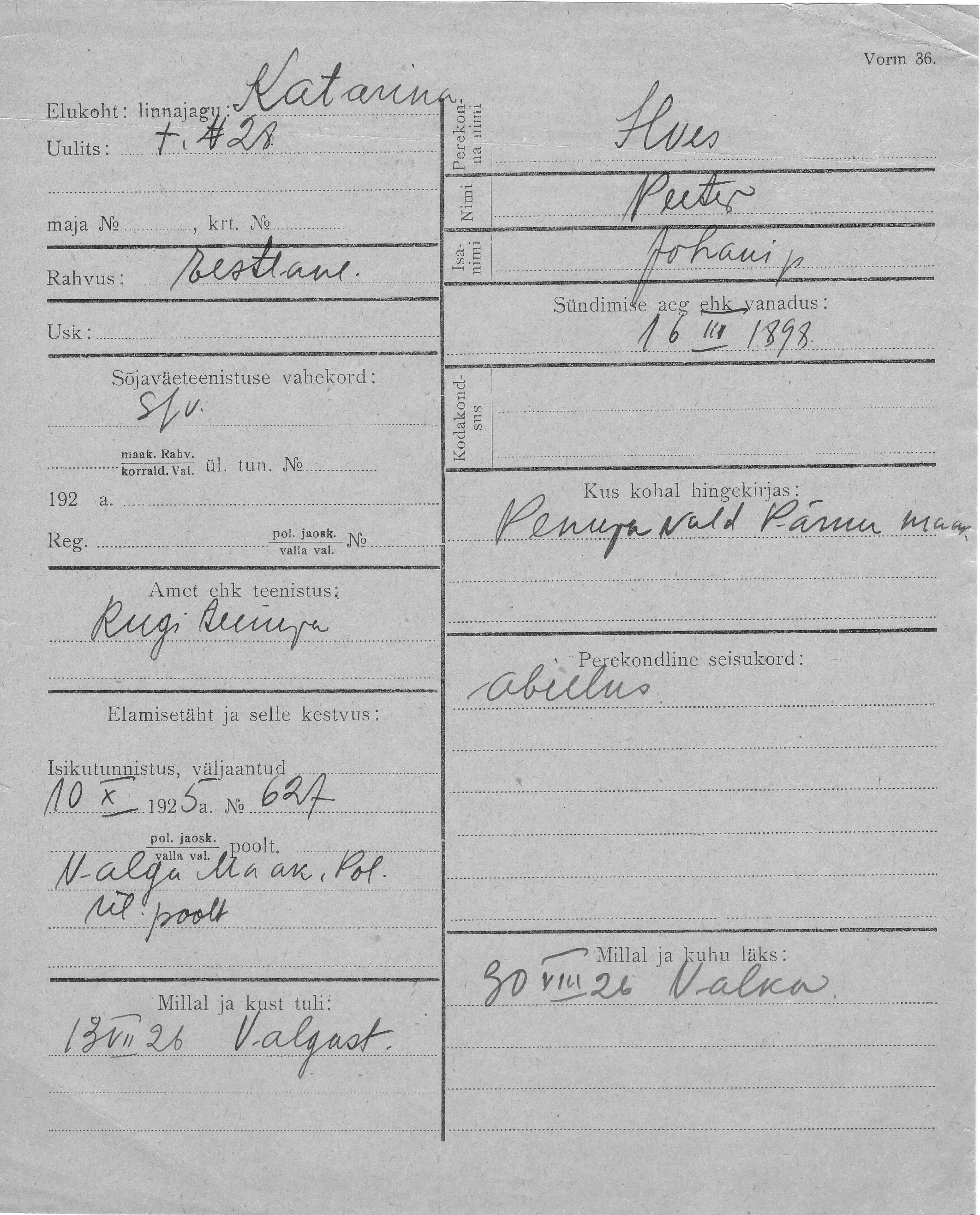 Ilves, Peeter, Johan