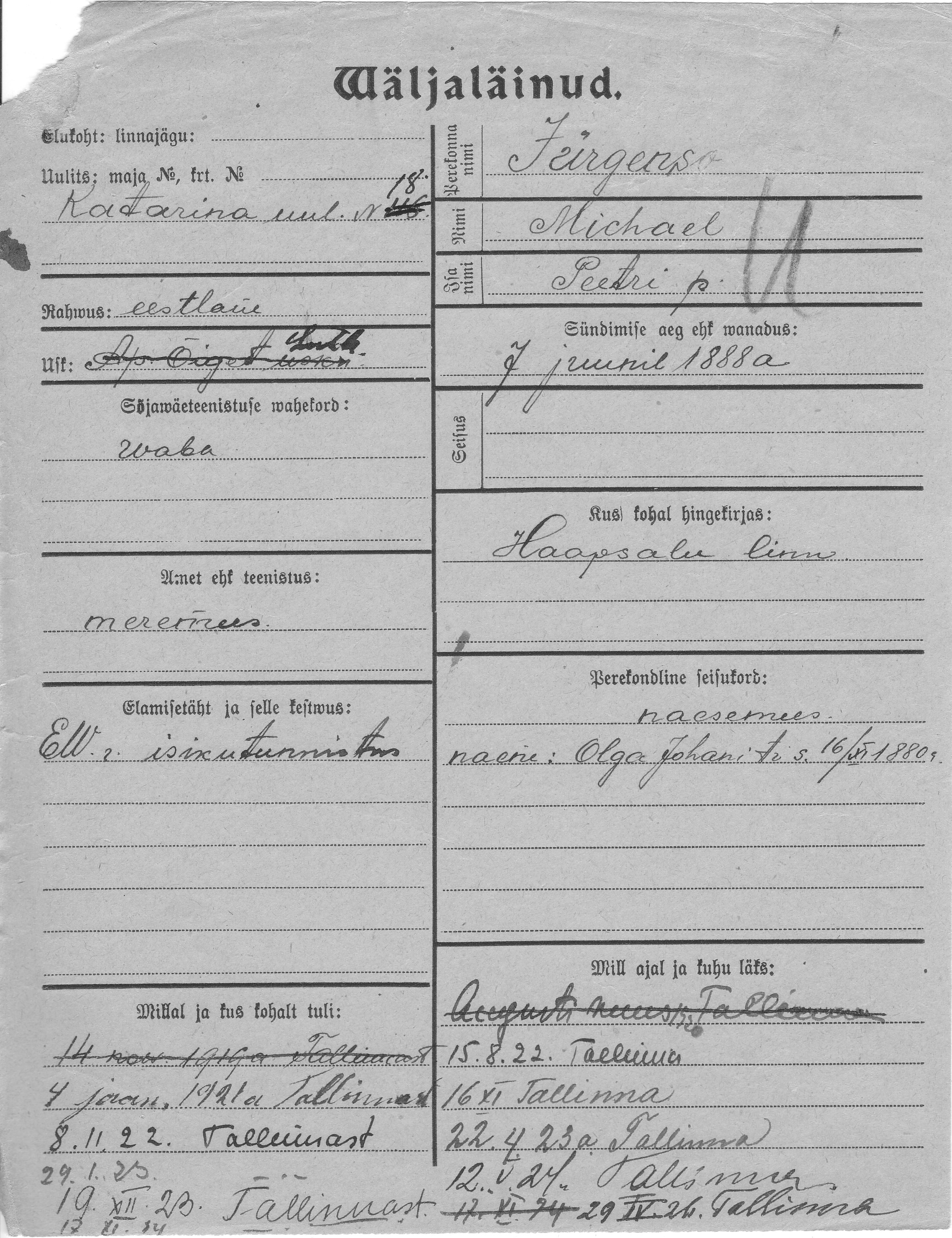 Jürgens, Michael, Peeter