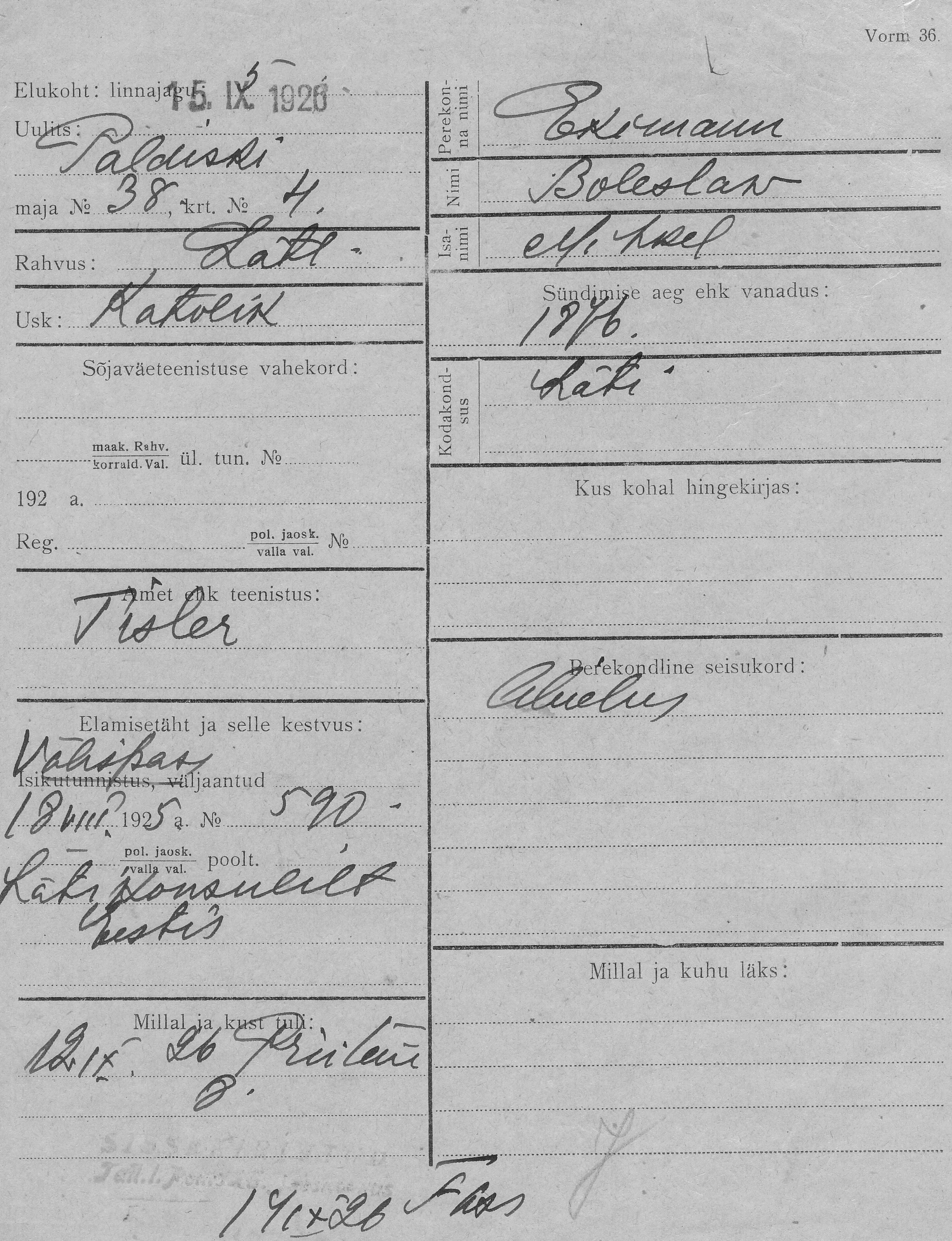 Ekimann, Boleslav, Mihkel