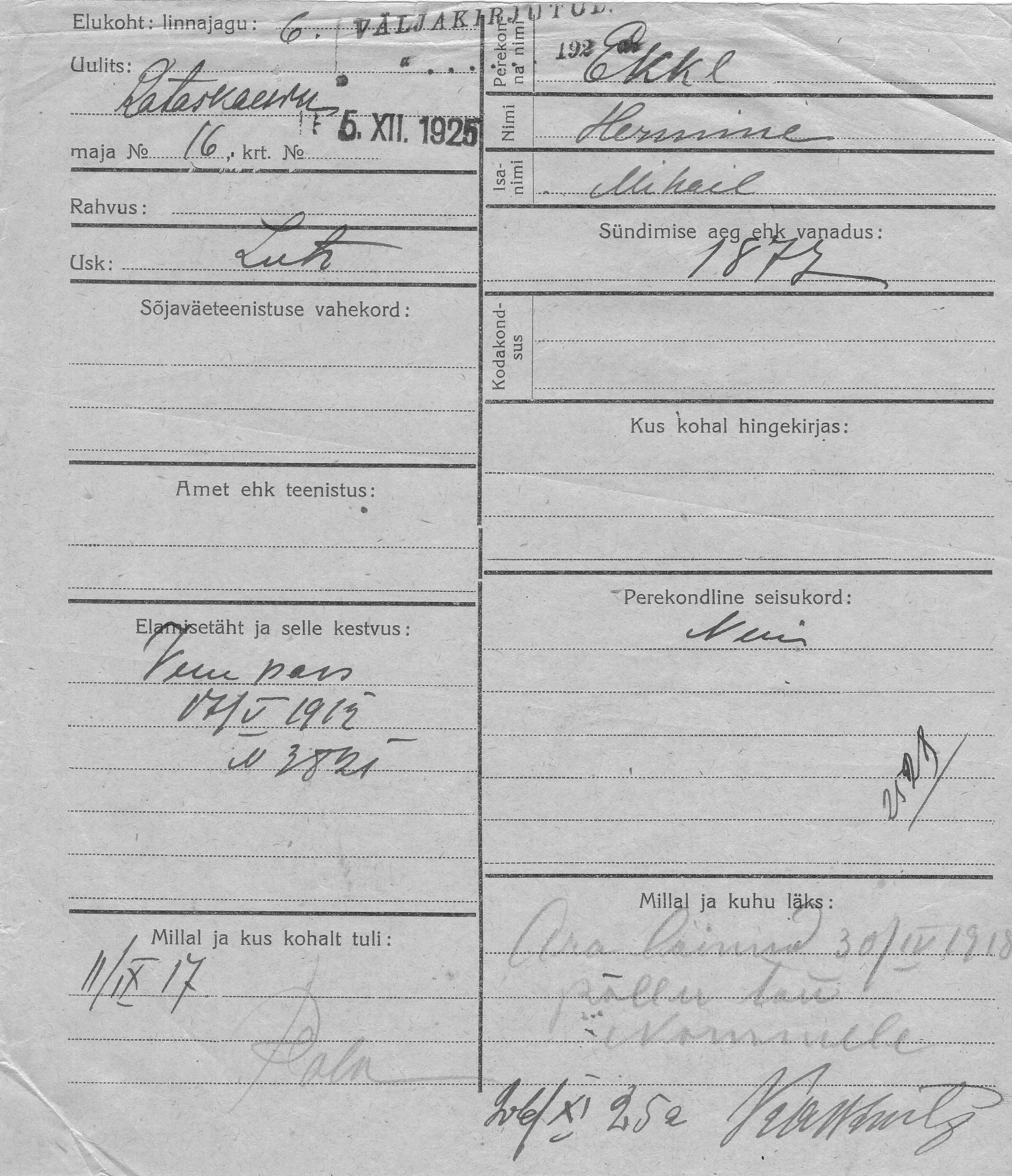 Ekke, Hermine, Mihail