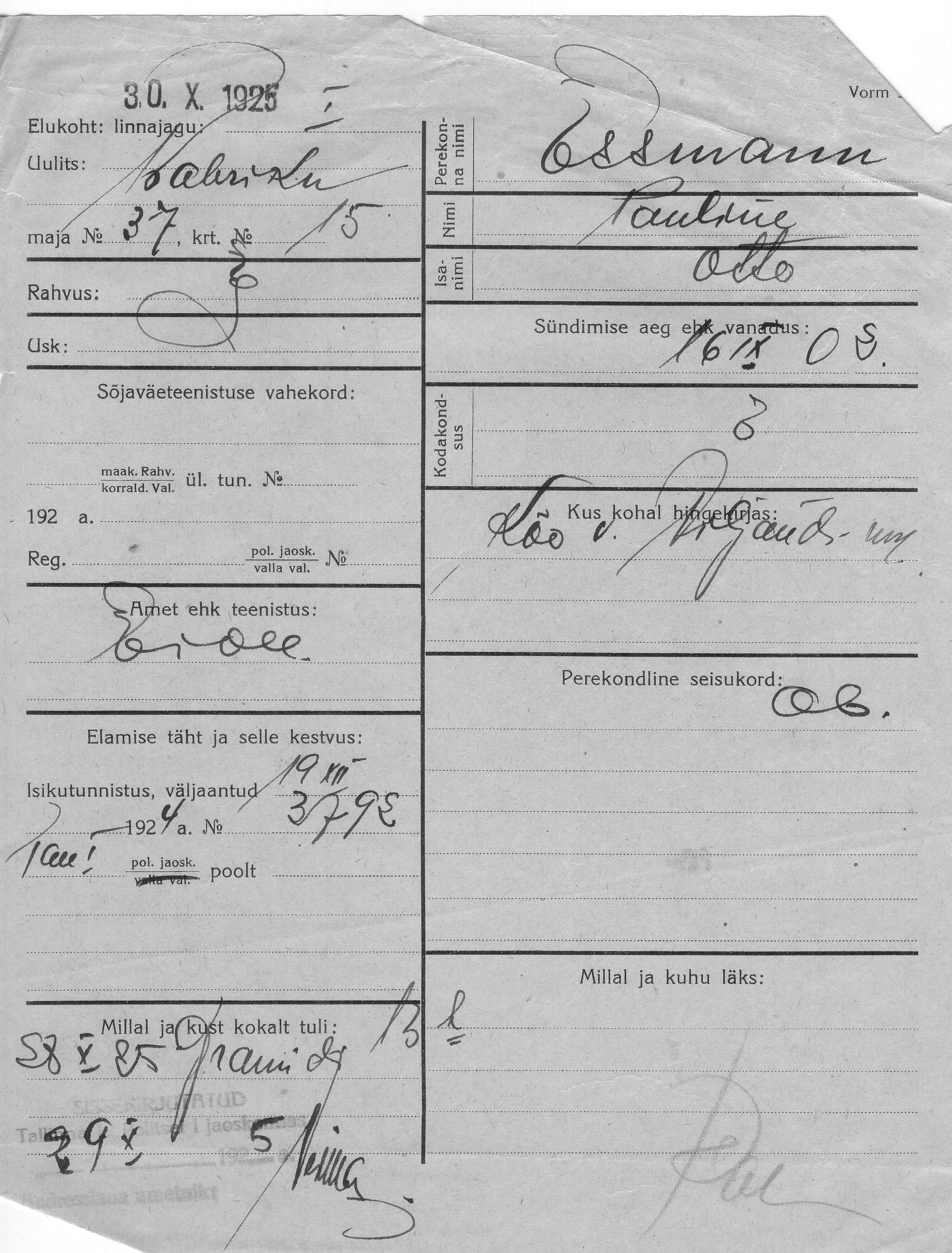 Essmann, Pauline, Otto