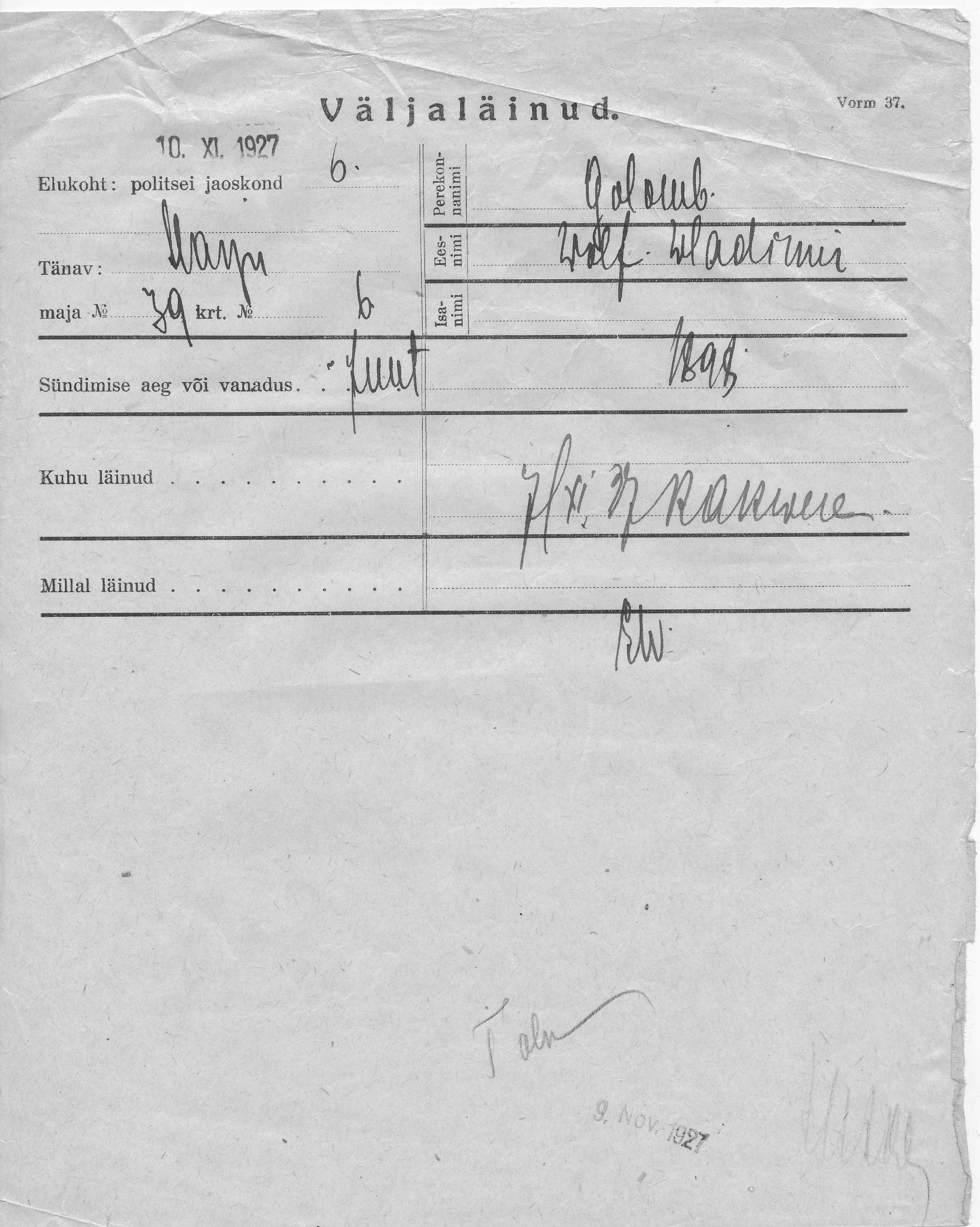 Golomb, Wolf-Wladimir