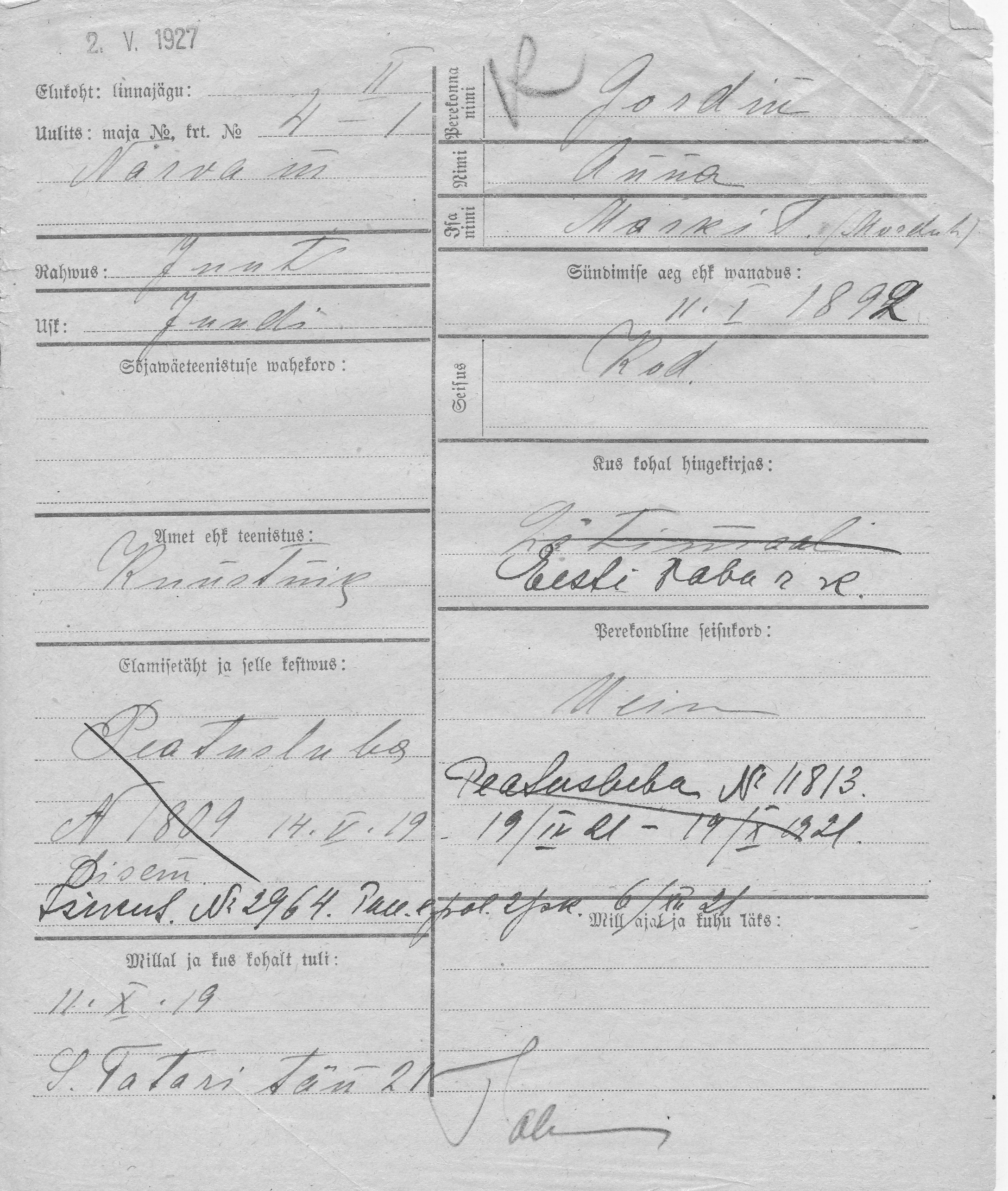 Gordin, Anna, Mark(morduh)