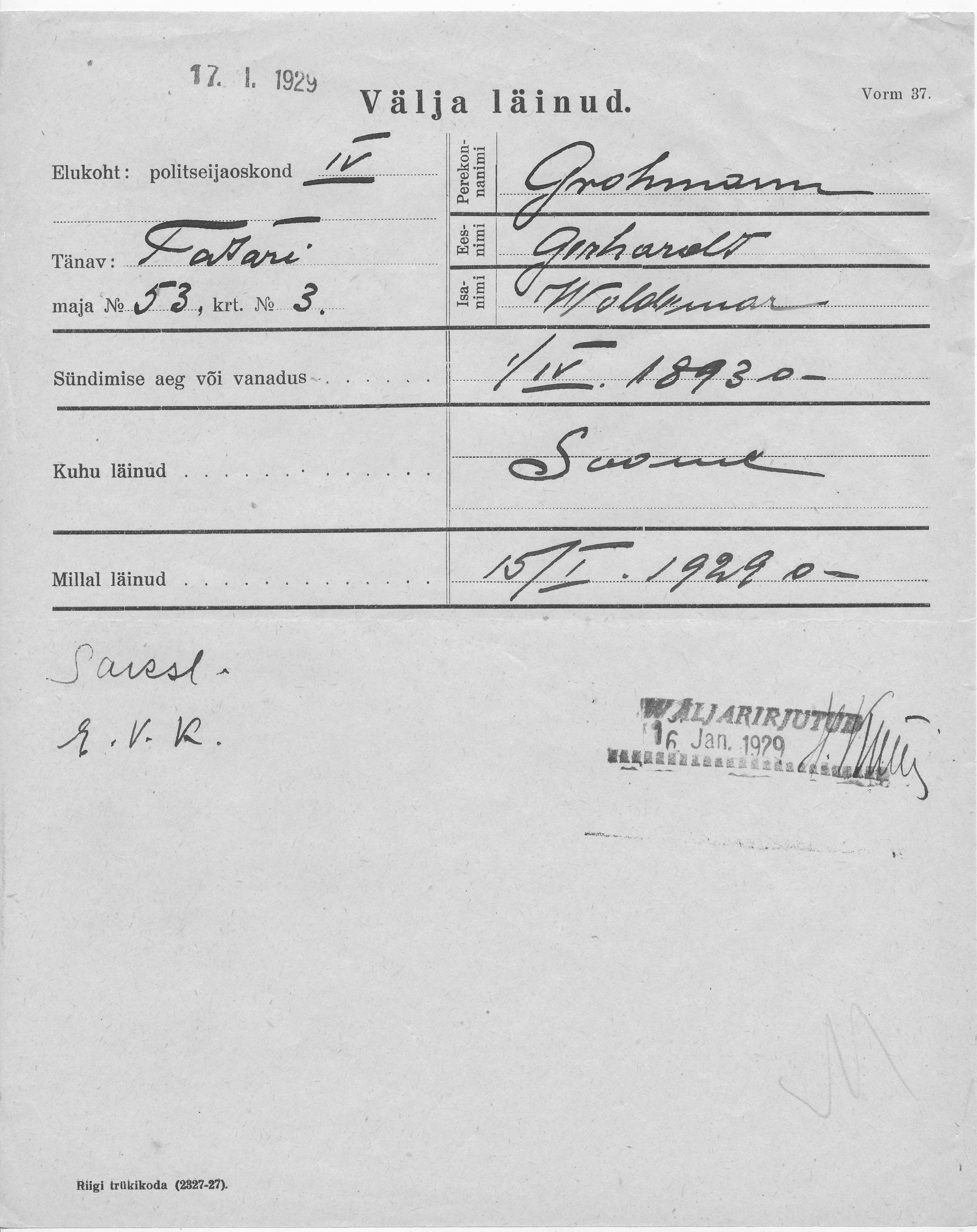 Grohmann, Gerhardt, Woldemar