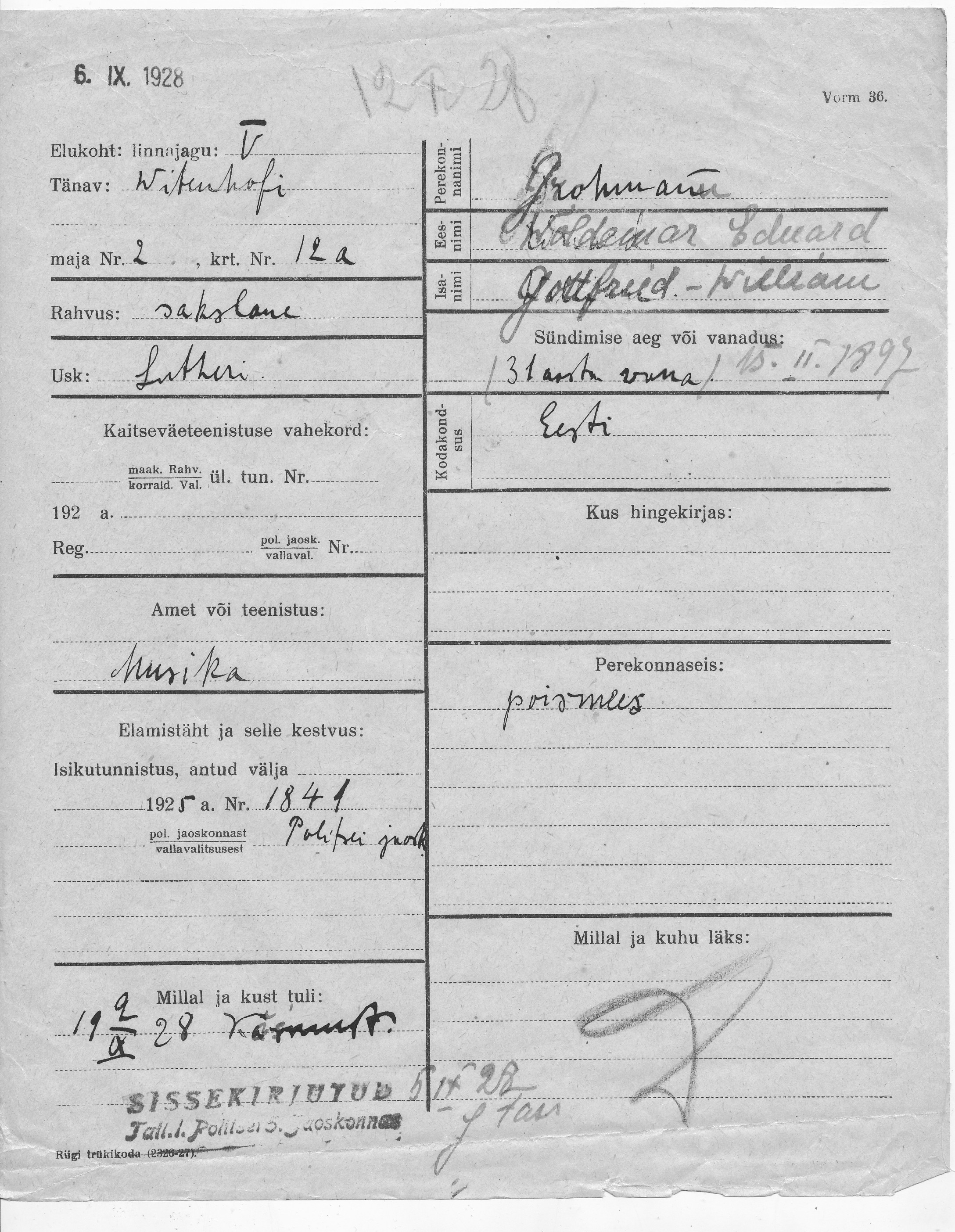 Grohmann, Woldemar eduard, Gottrfied-William