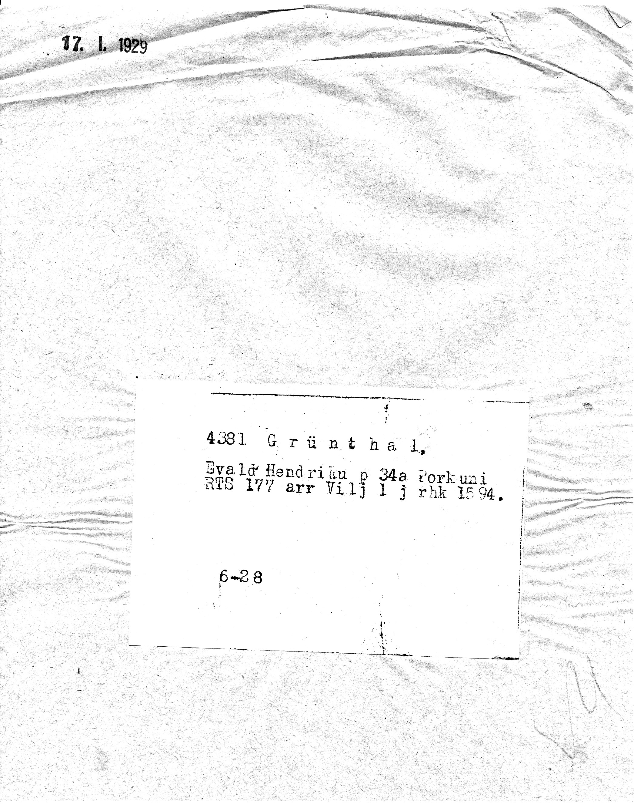 Grünthal, Evald, Hendrik