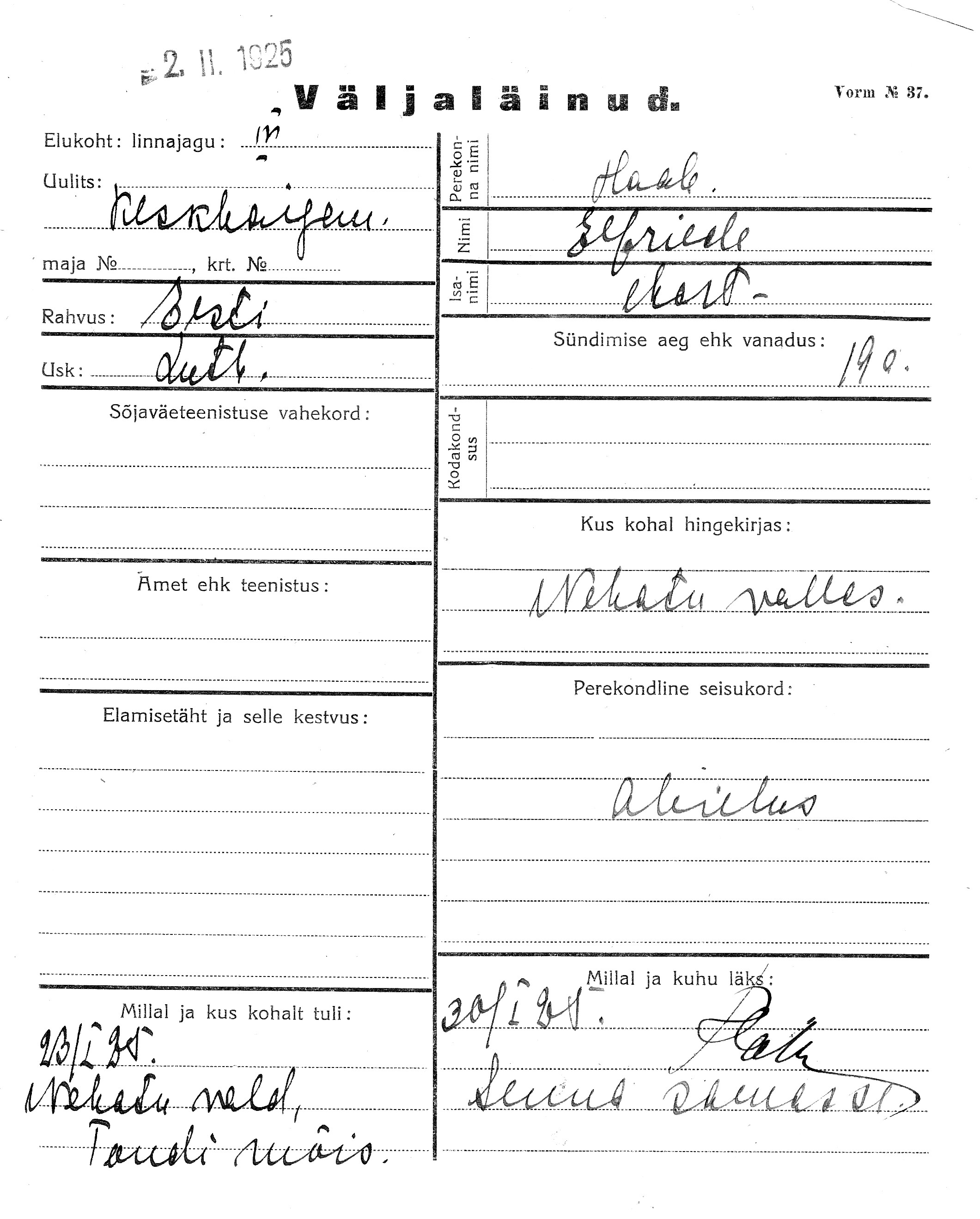 Haab, Elfriede, Mart