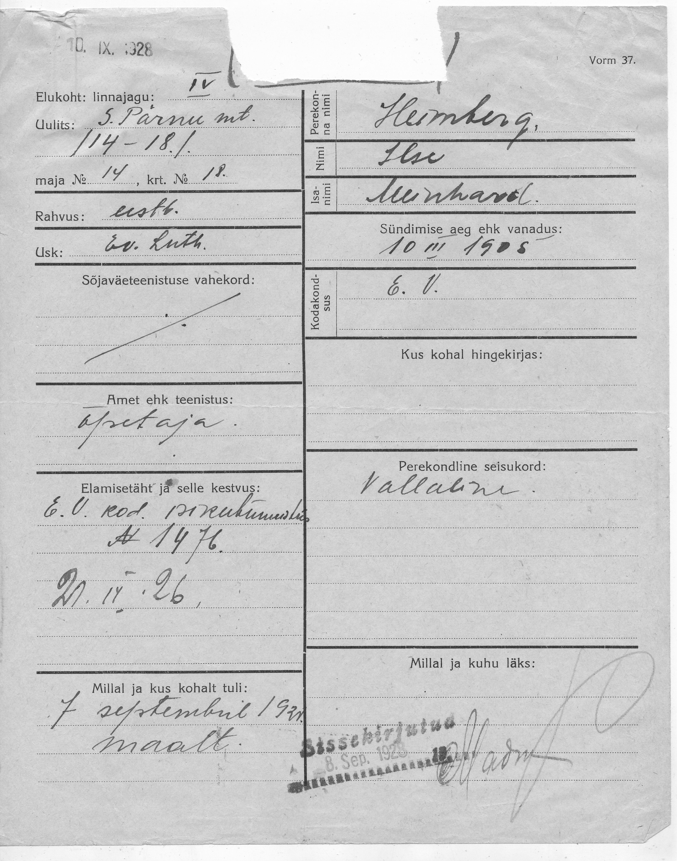 Heimberg, Ilse, Meinhard