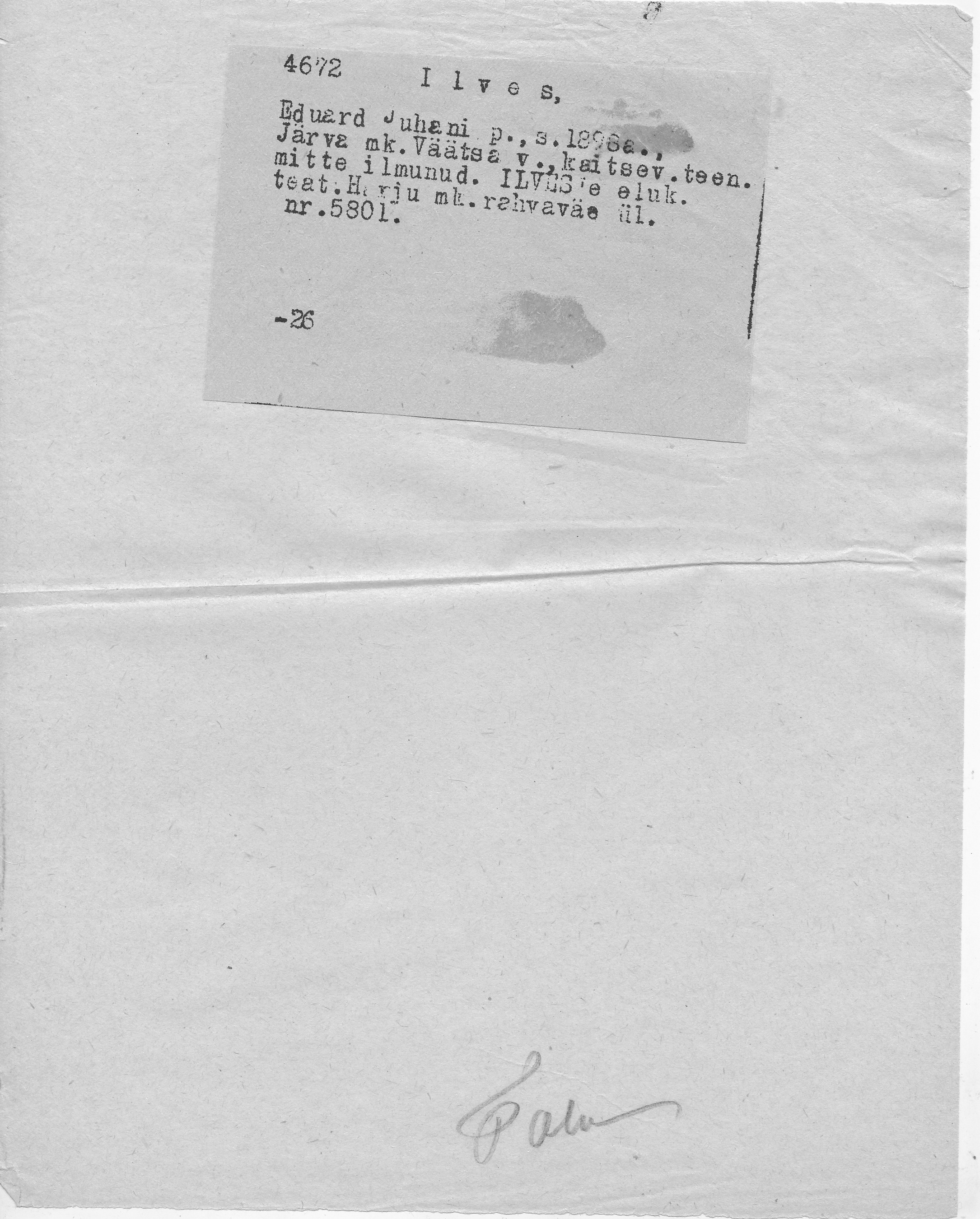 Ilves, Eduard, Juhan