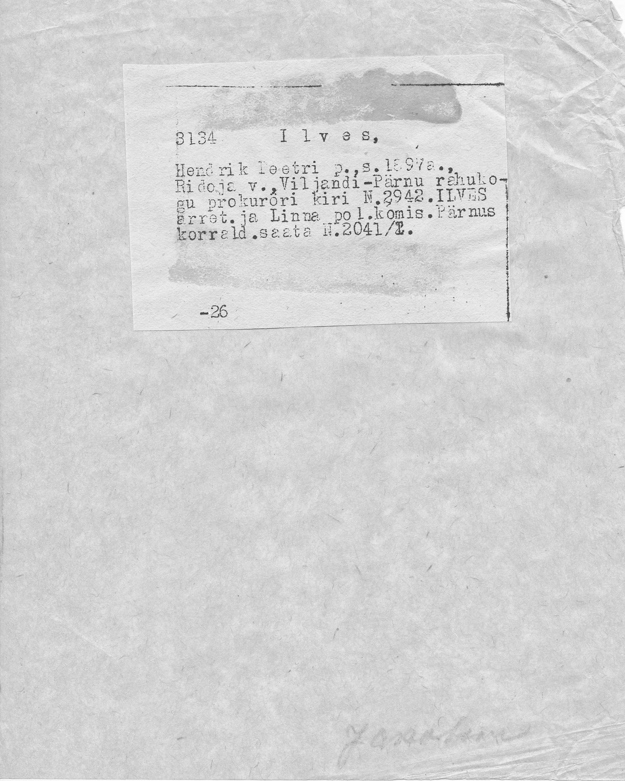 Ilves, Hendrik, Peeter