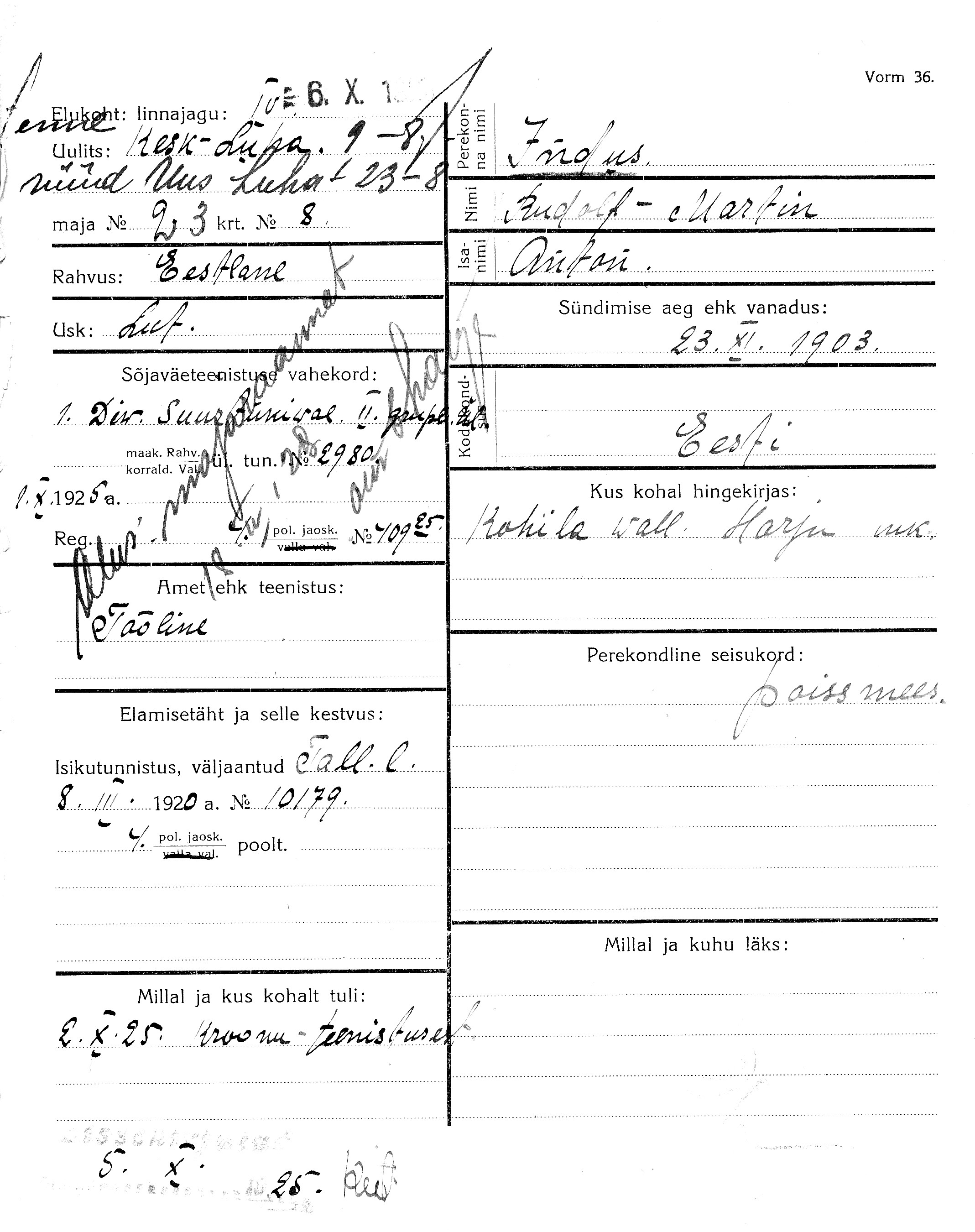 Indus, Rudolf-Martin, Anton