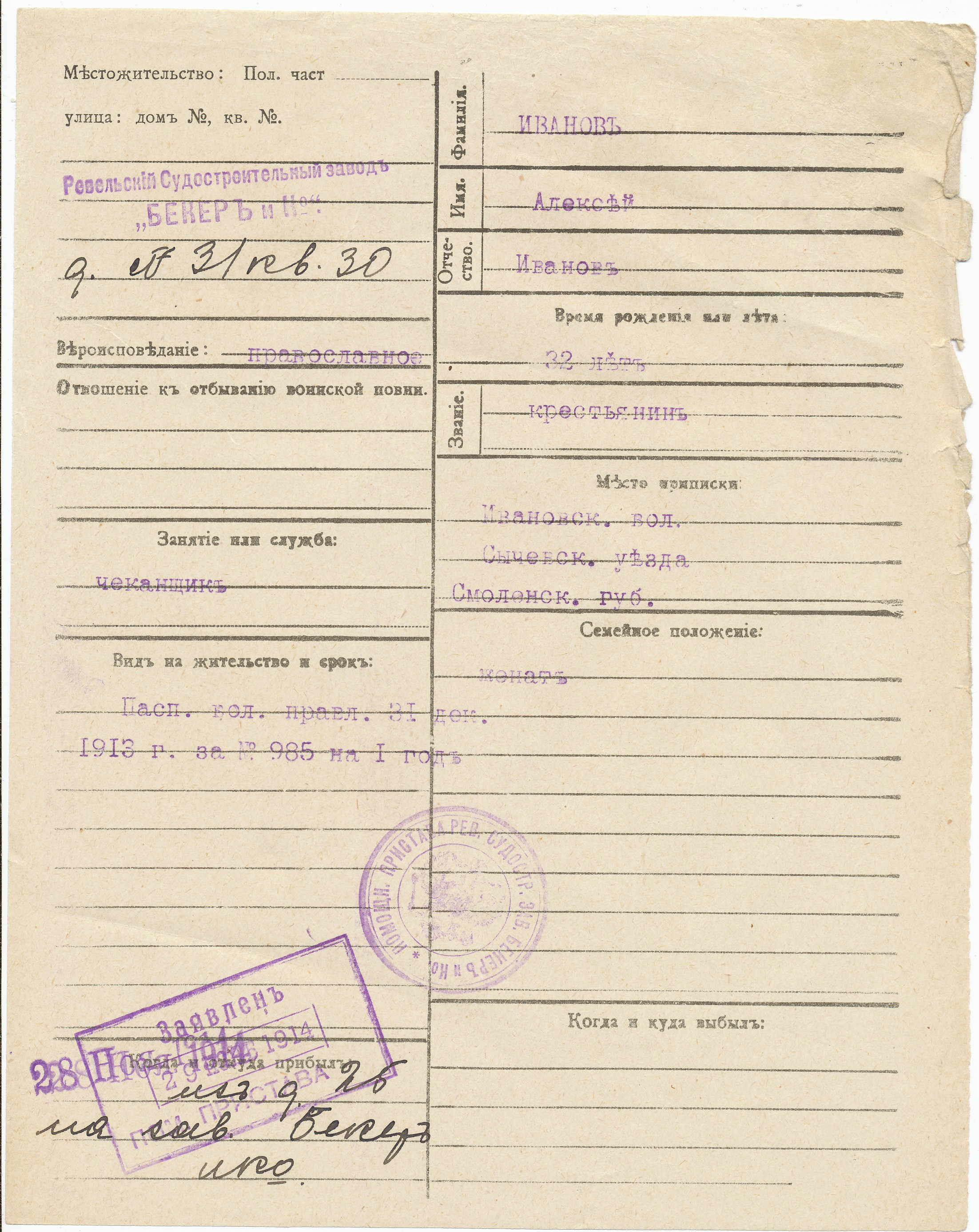 Ivanov, Aleksei, Ivan