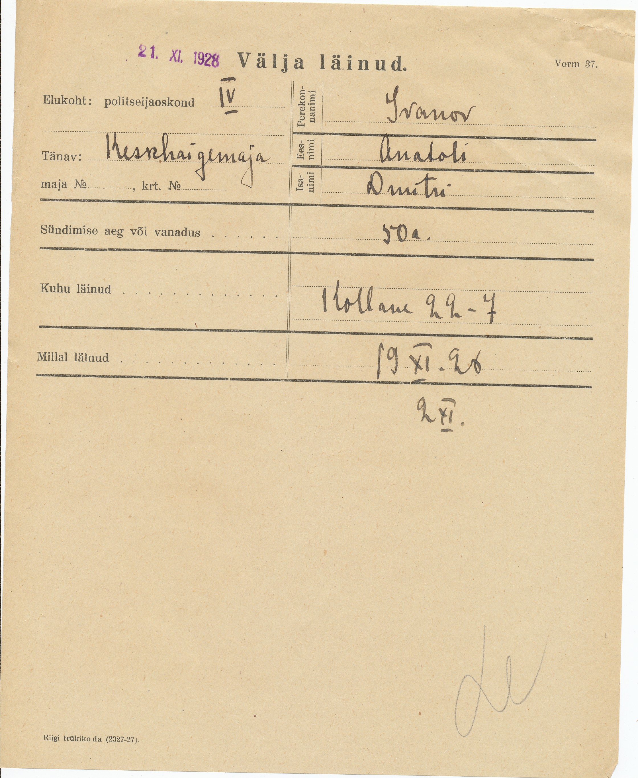 Ivanov, Anatoli, Dmitri