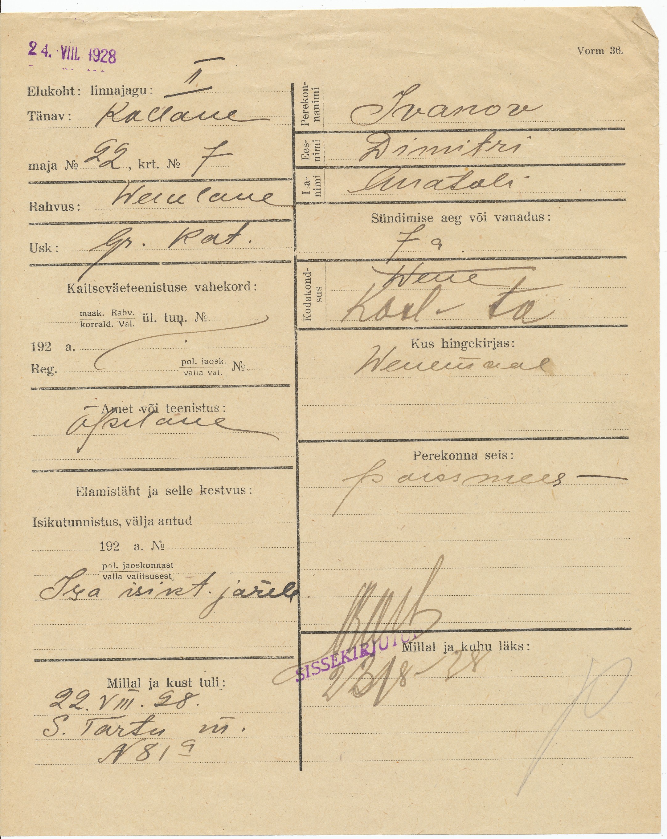 Ivanov, Dimitri, Anatoli