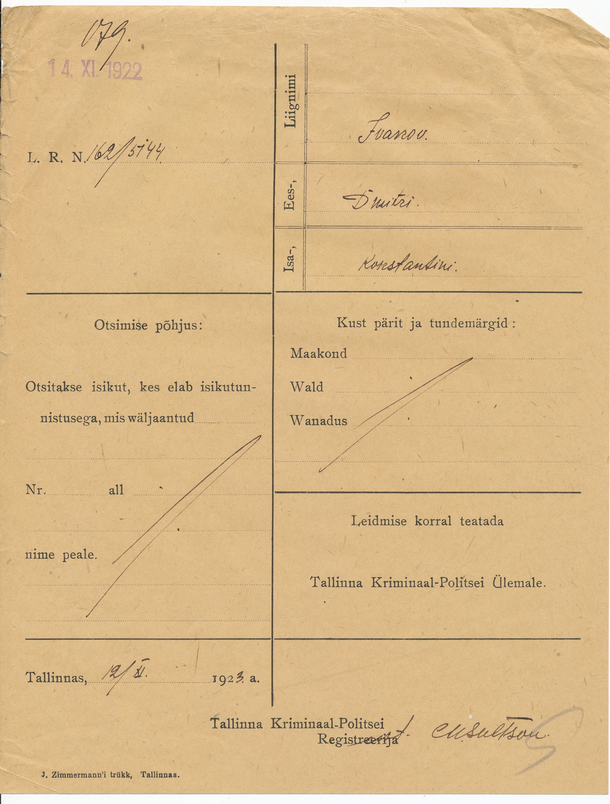 Ivanov, Dmitri, Konstantin