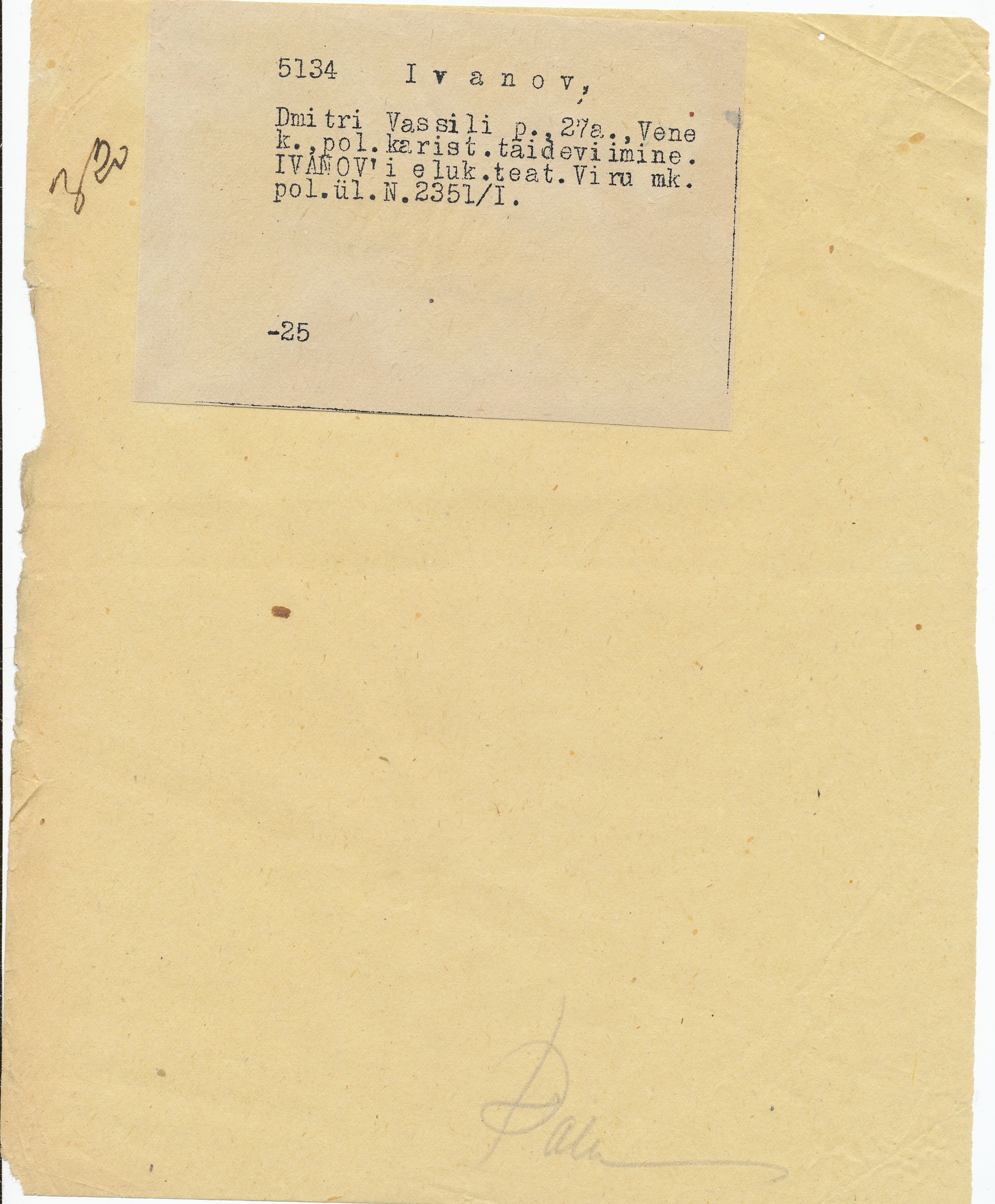 Ivanov, Dmitri, Vassili