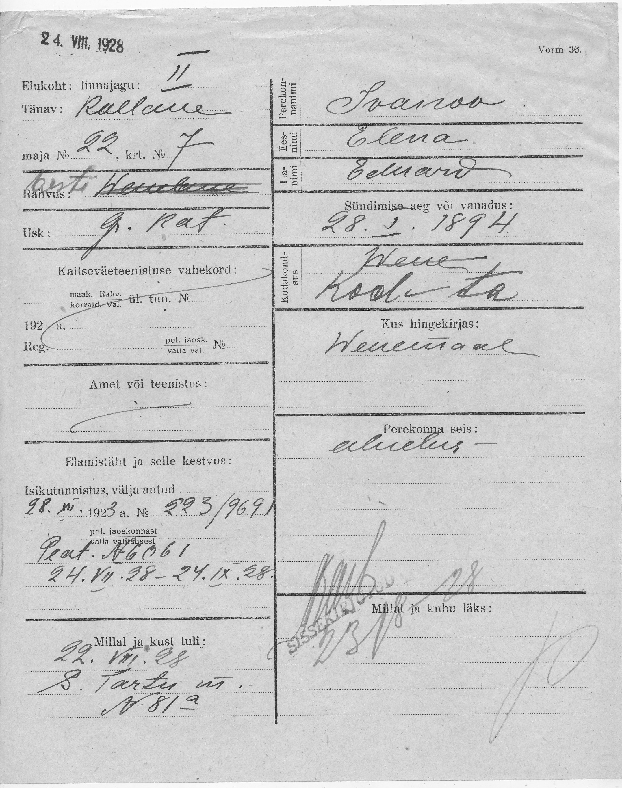 Ivanov, Elena, Eduard