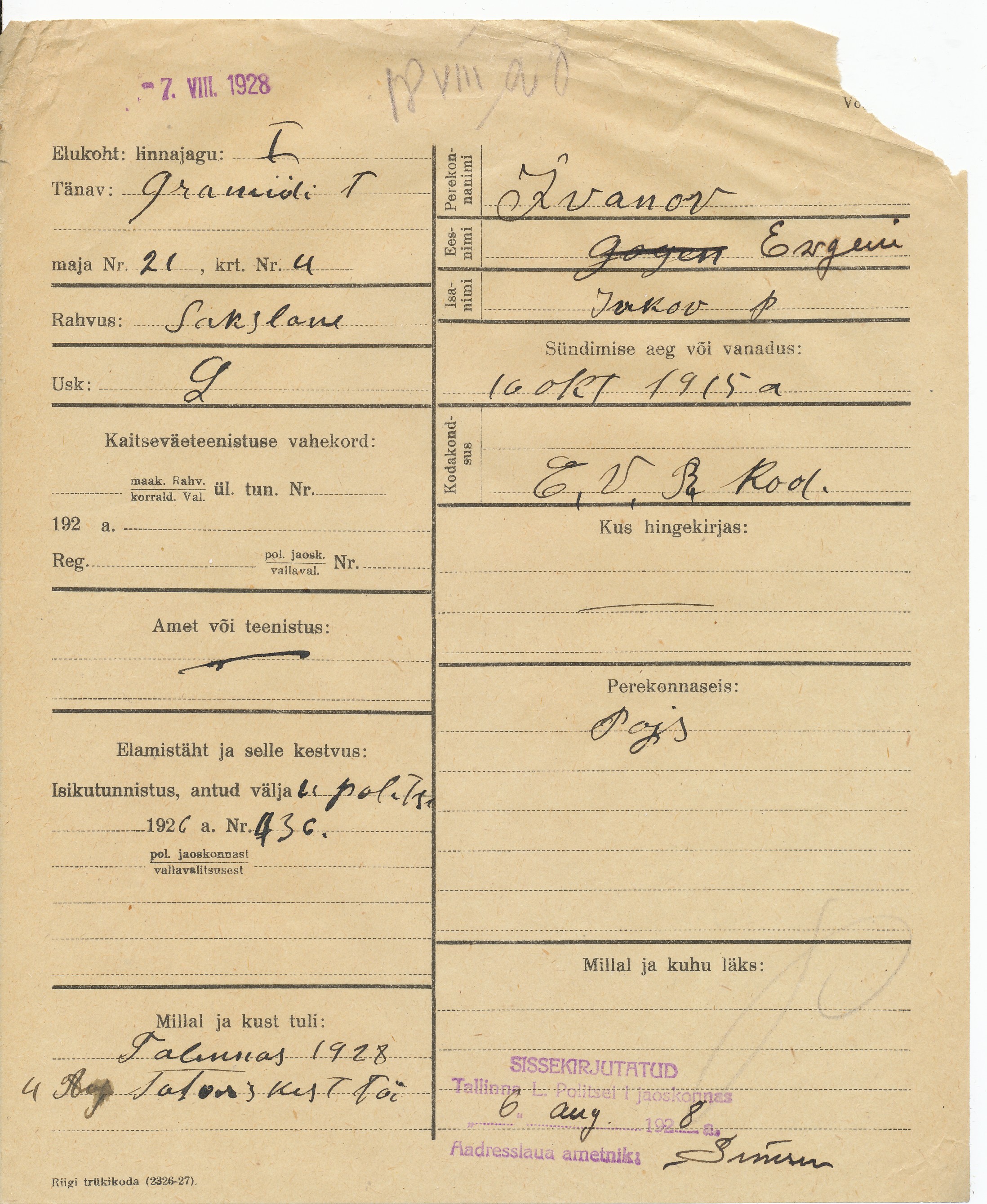 Ivanov, Ewgeni, Jakov