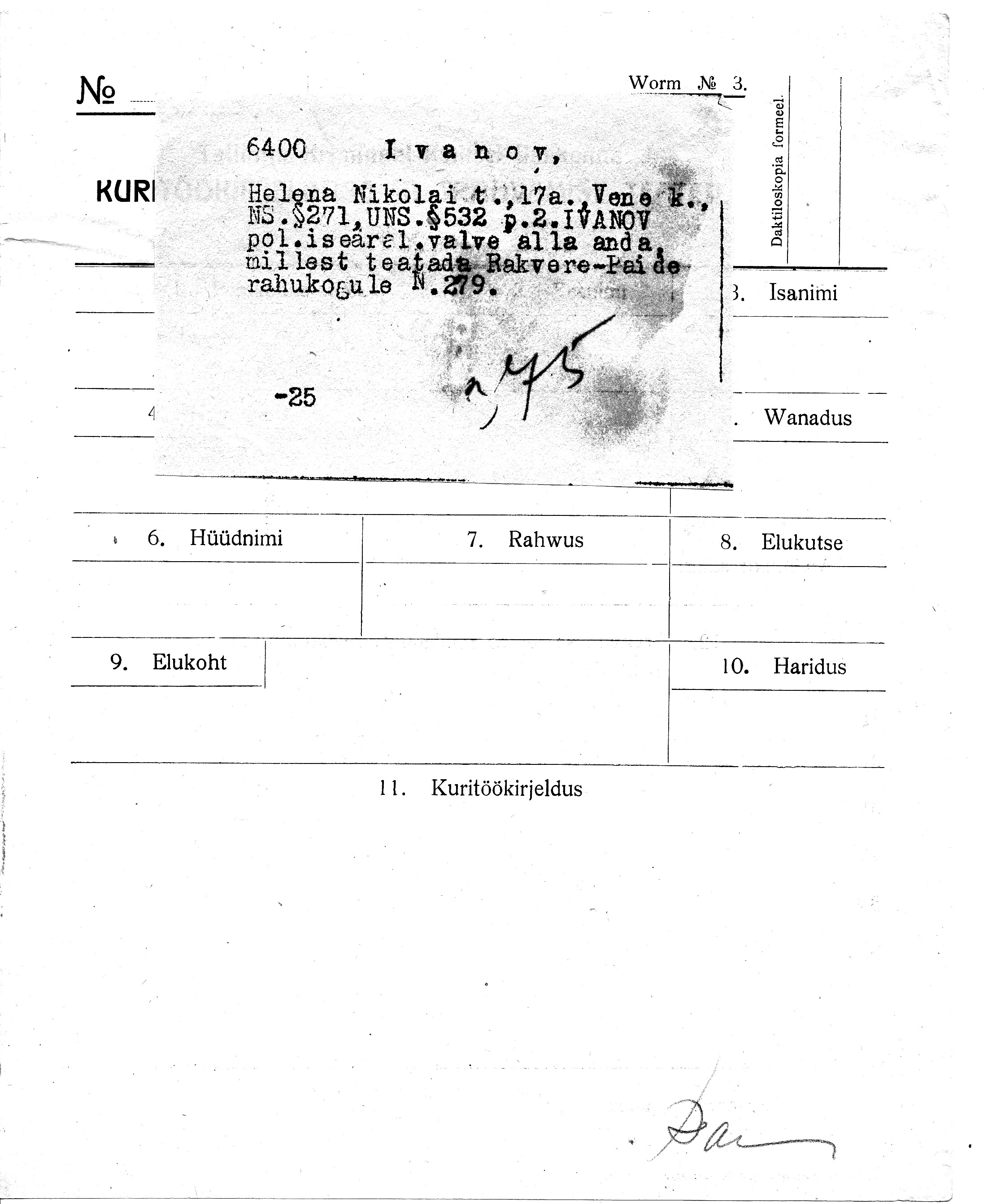 Ivanov, Helena, Nikolai