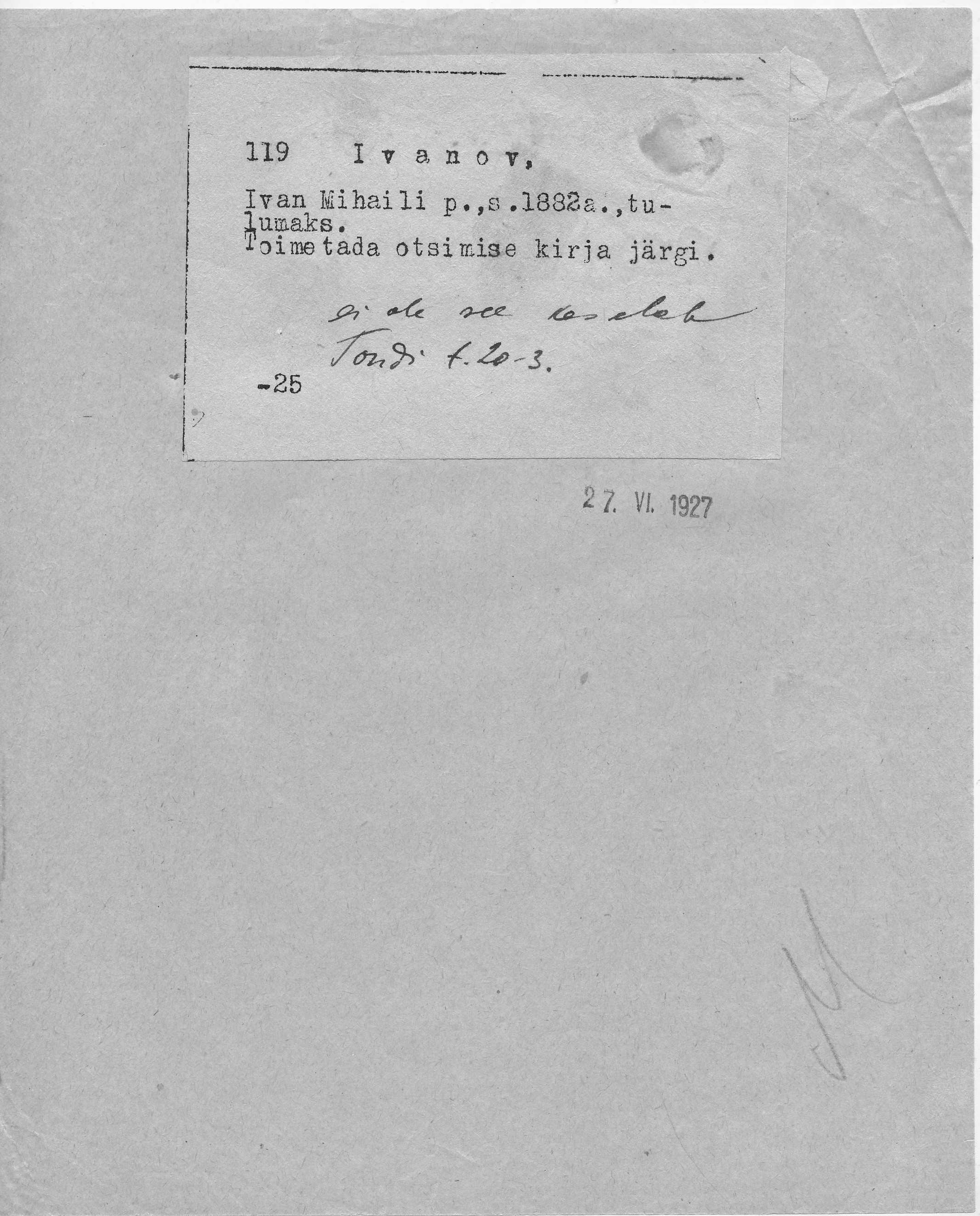 Ivanov, Ivan, Mihail