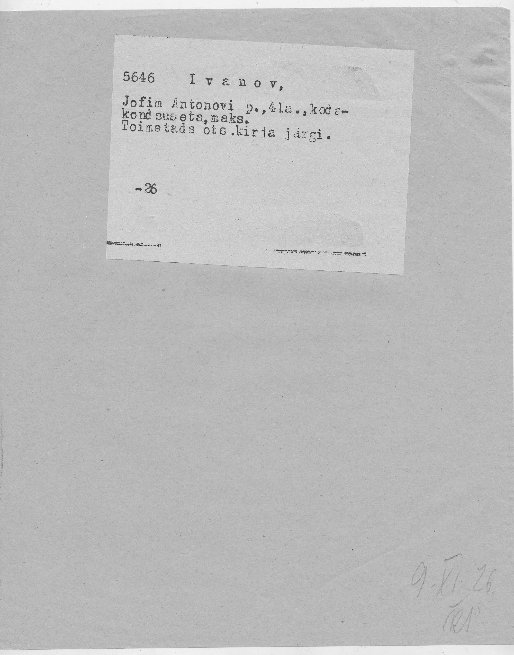 Ivanov, Jofim, Anton