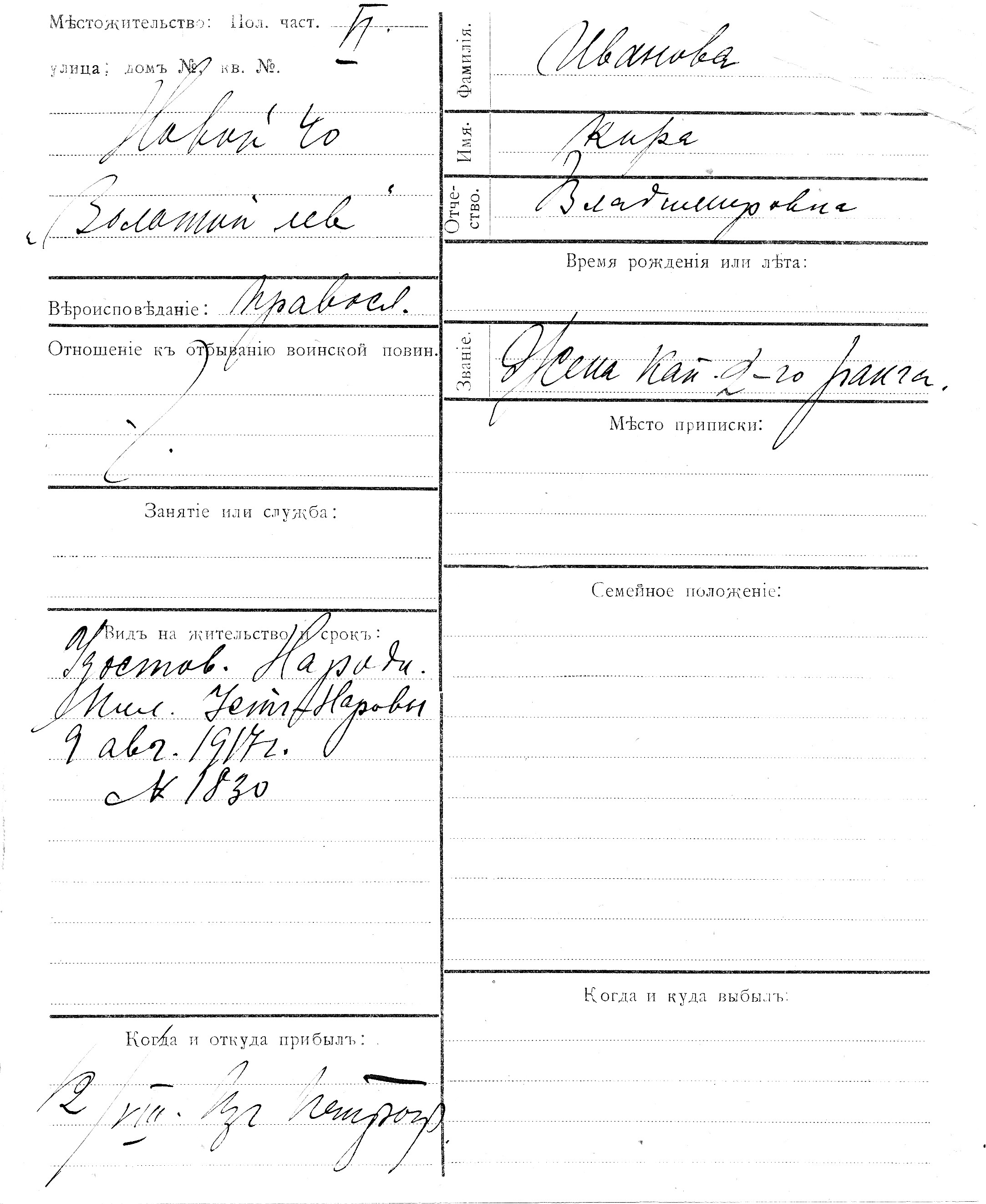 Ivanov, Kira, Vladimir