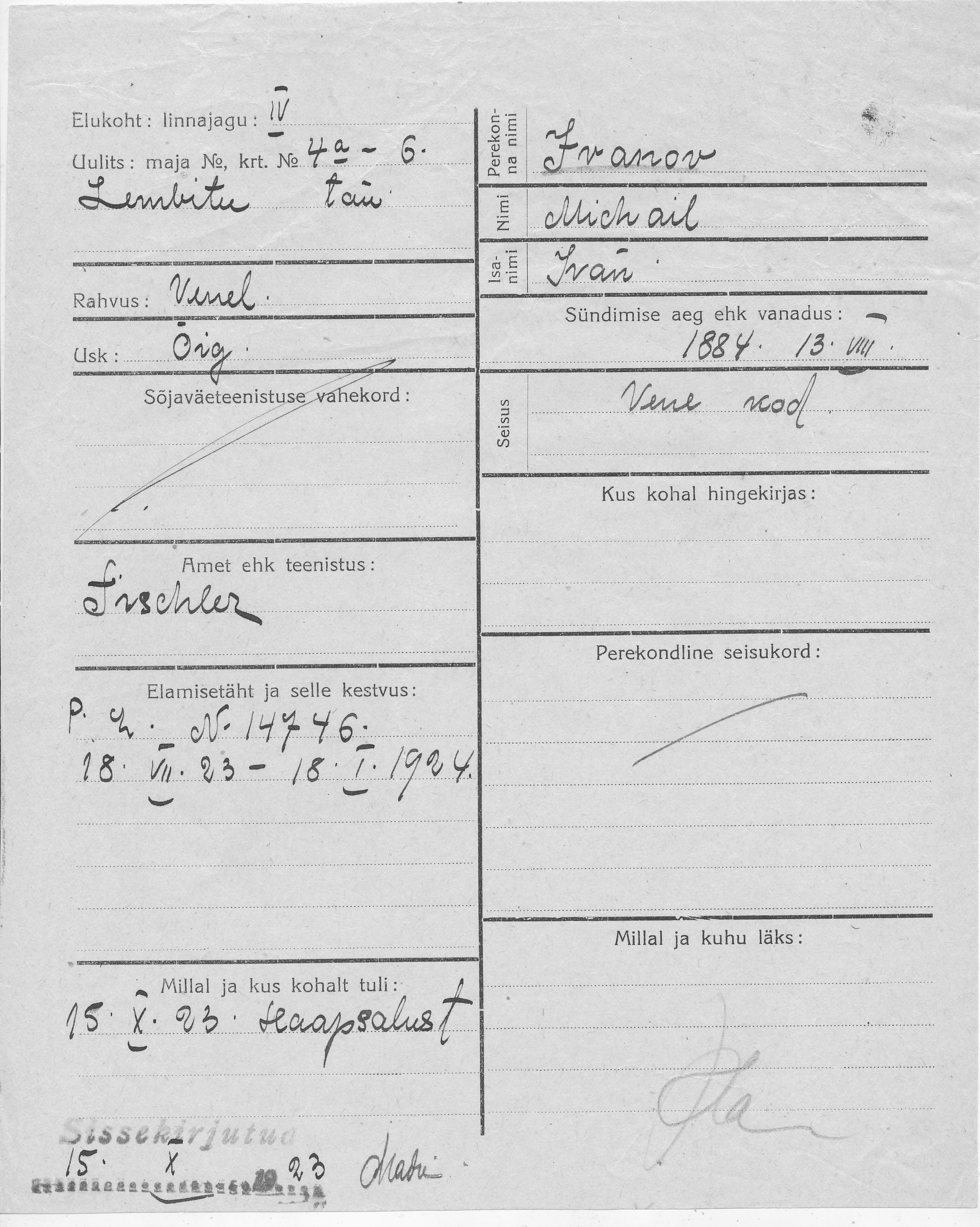 Ivanov, Michail, Ivan