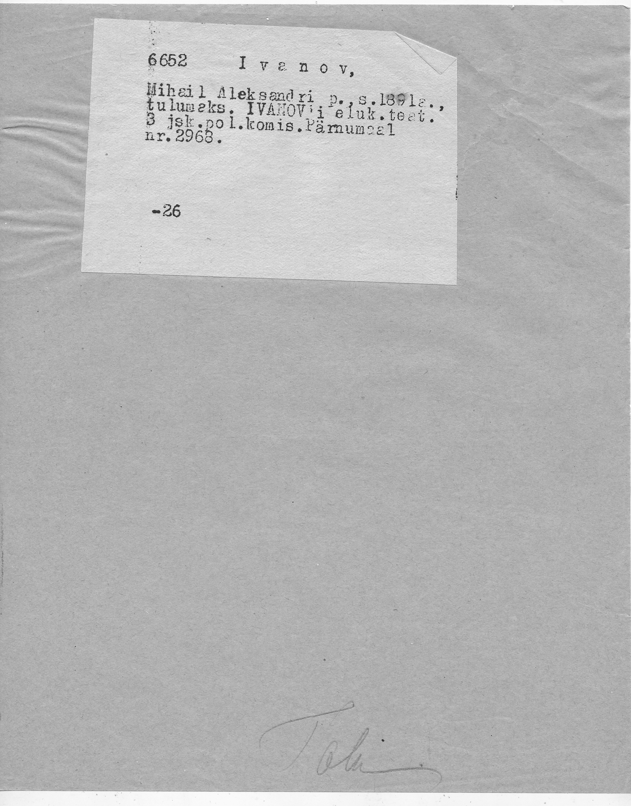 Ivanov, Mihail, Aleksander