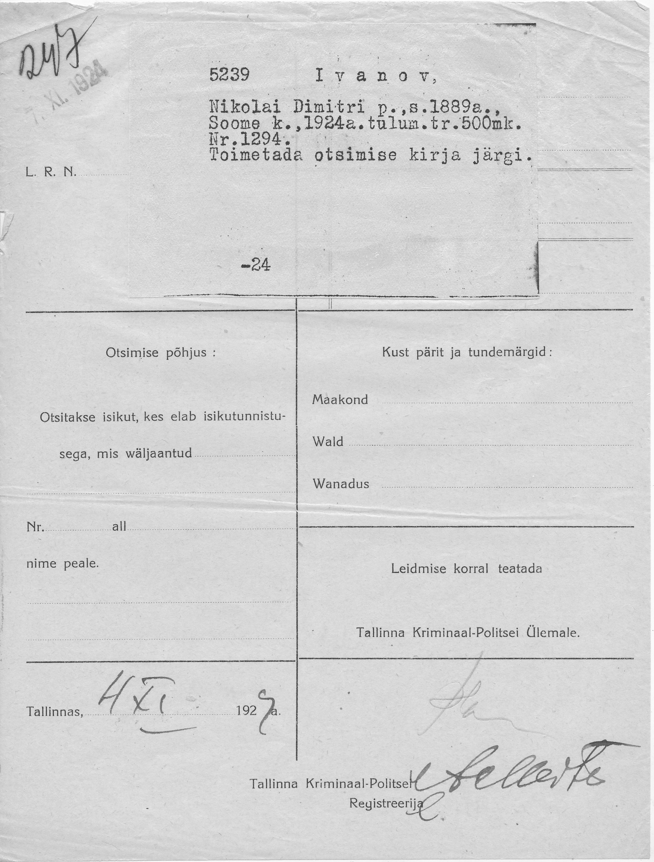 Ivanov, Nikolai, Dimitri