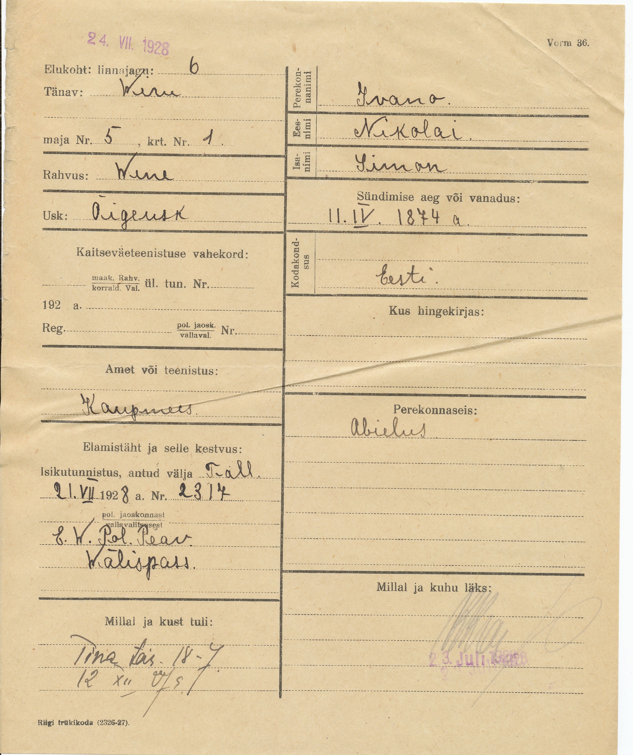 Ivanov, Nikolai, Simon