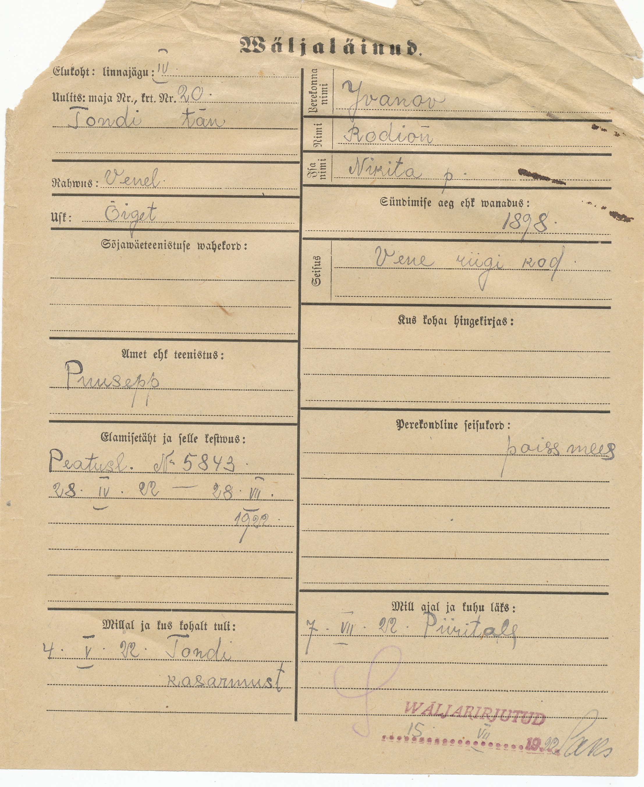 Ivanov, Rodion, Nikita