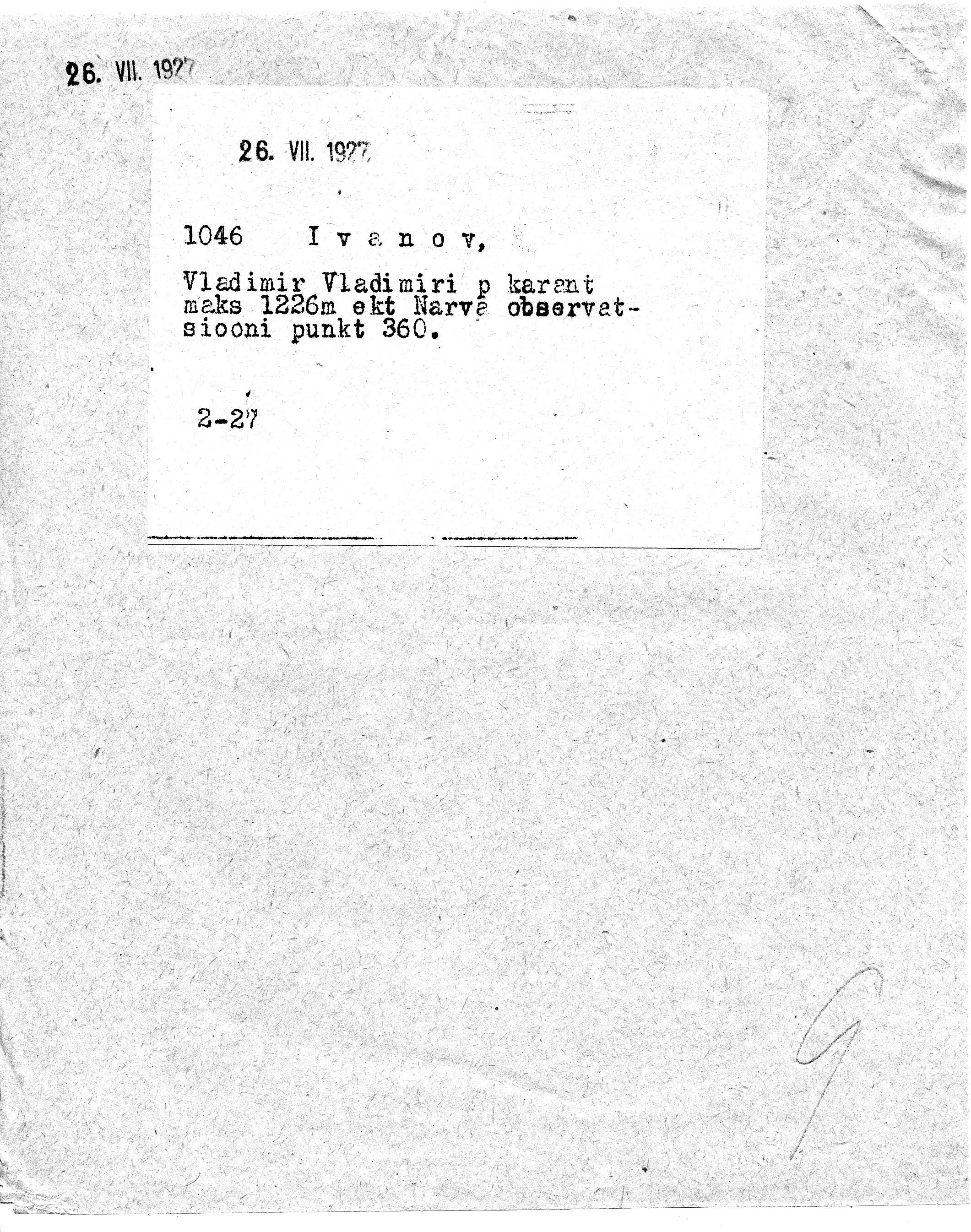 Ivanov, Vladimir, Vladimir