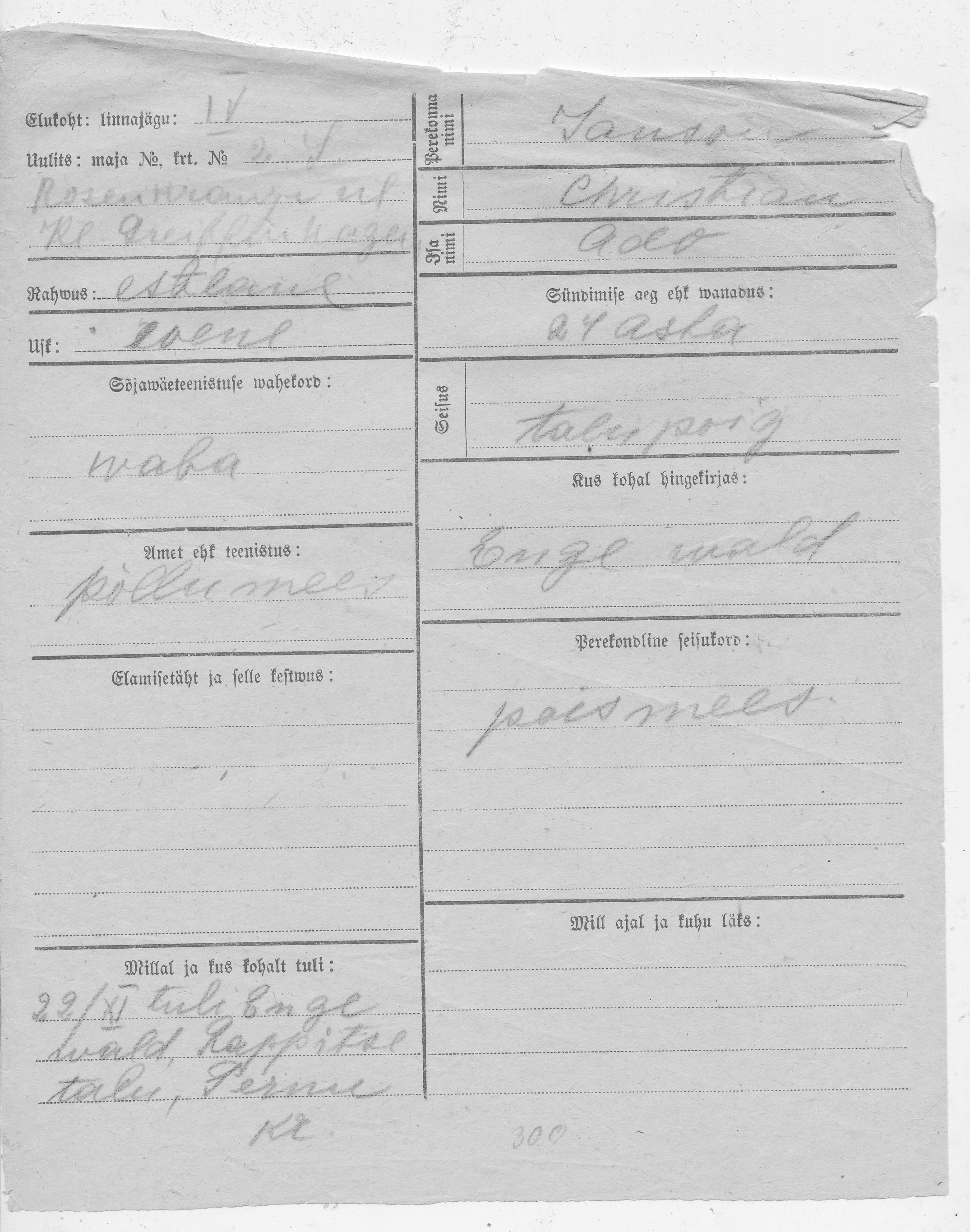 Janson, Christian, Ado