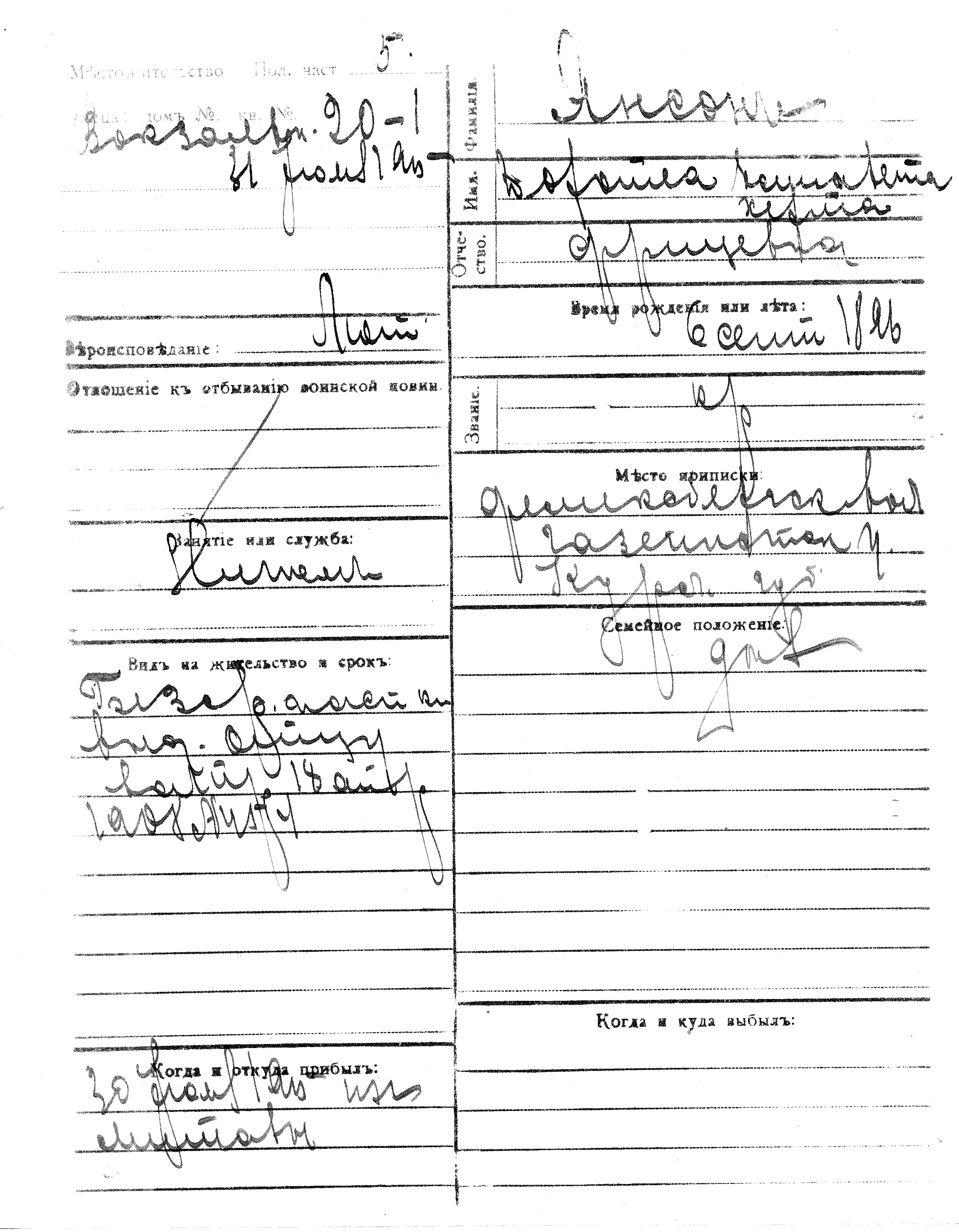 Janson, Dorotea Jelizaveta Ksenia, Frits