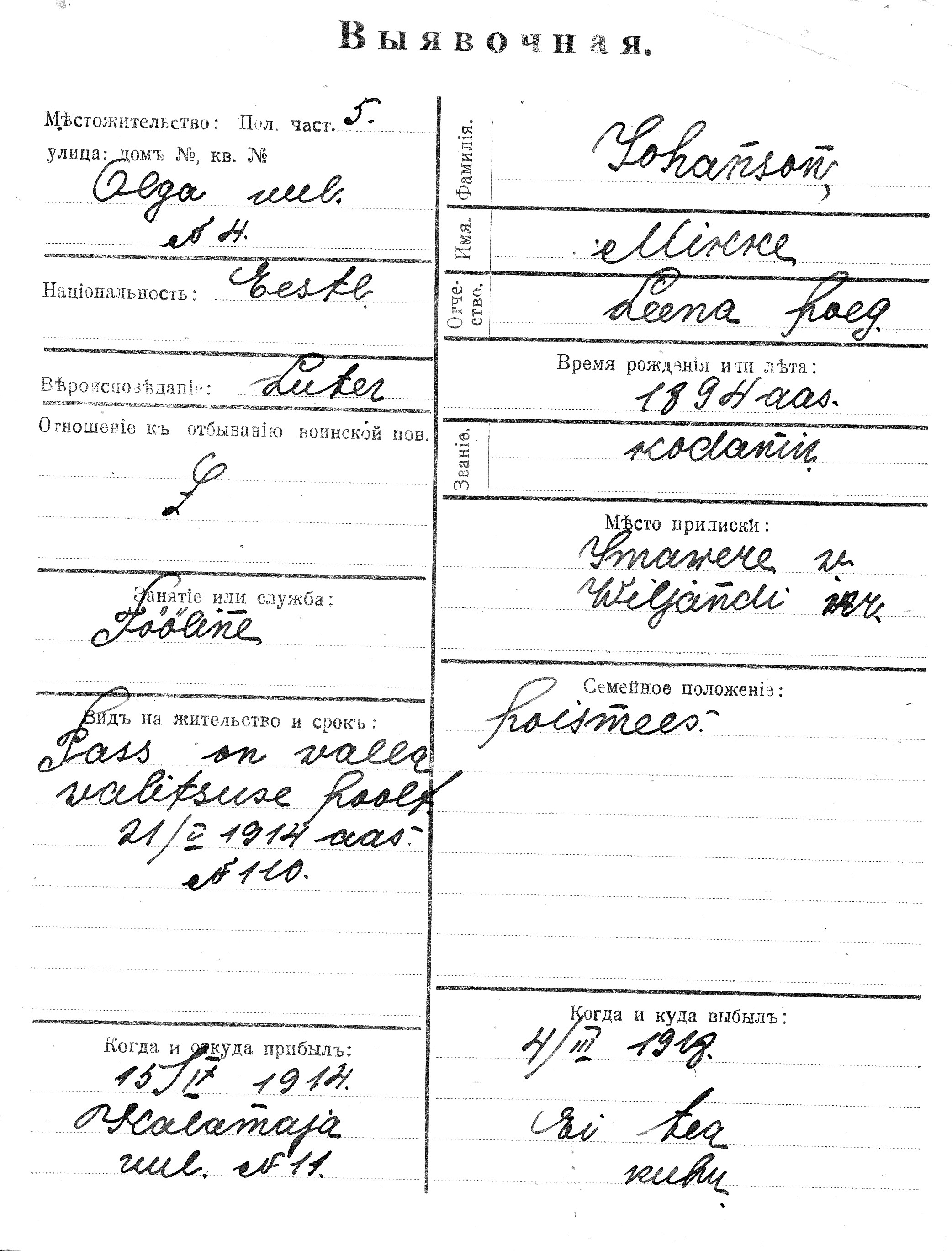 Johanson, Mikke, Leena