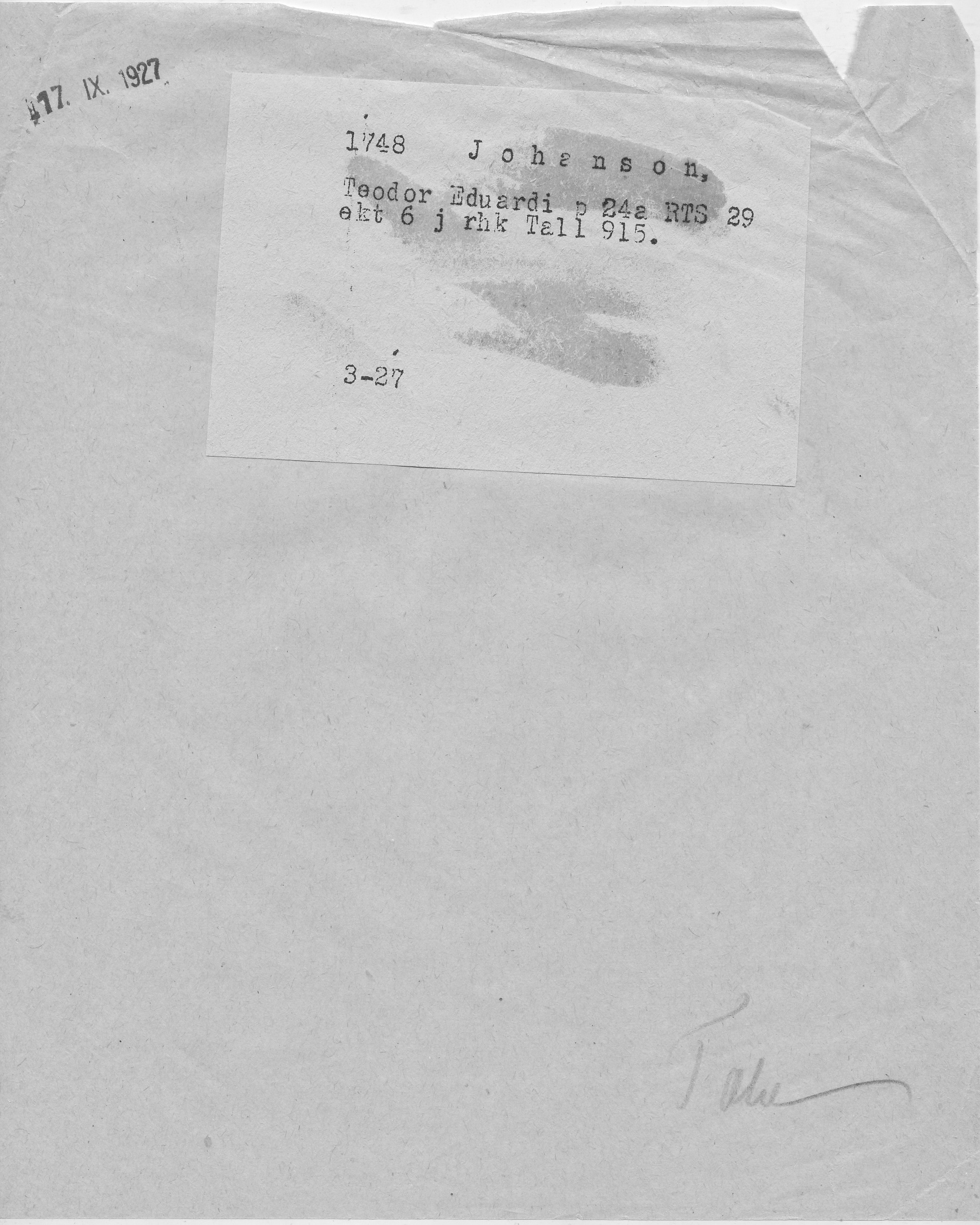 Johanson, Teodor, Eduard