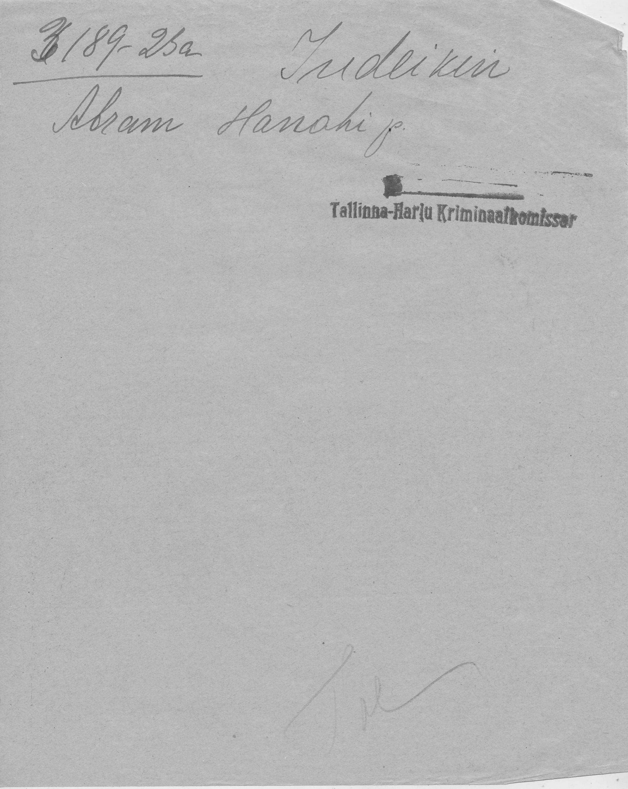 Judeikin, Abram, Hanah