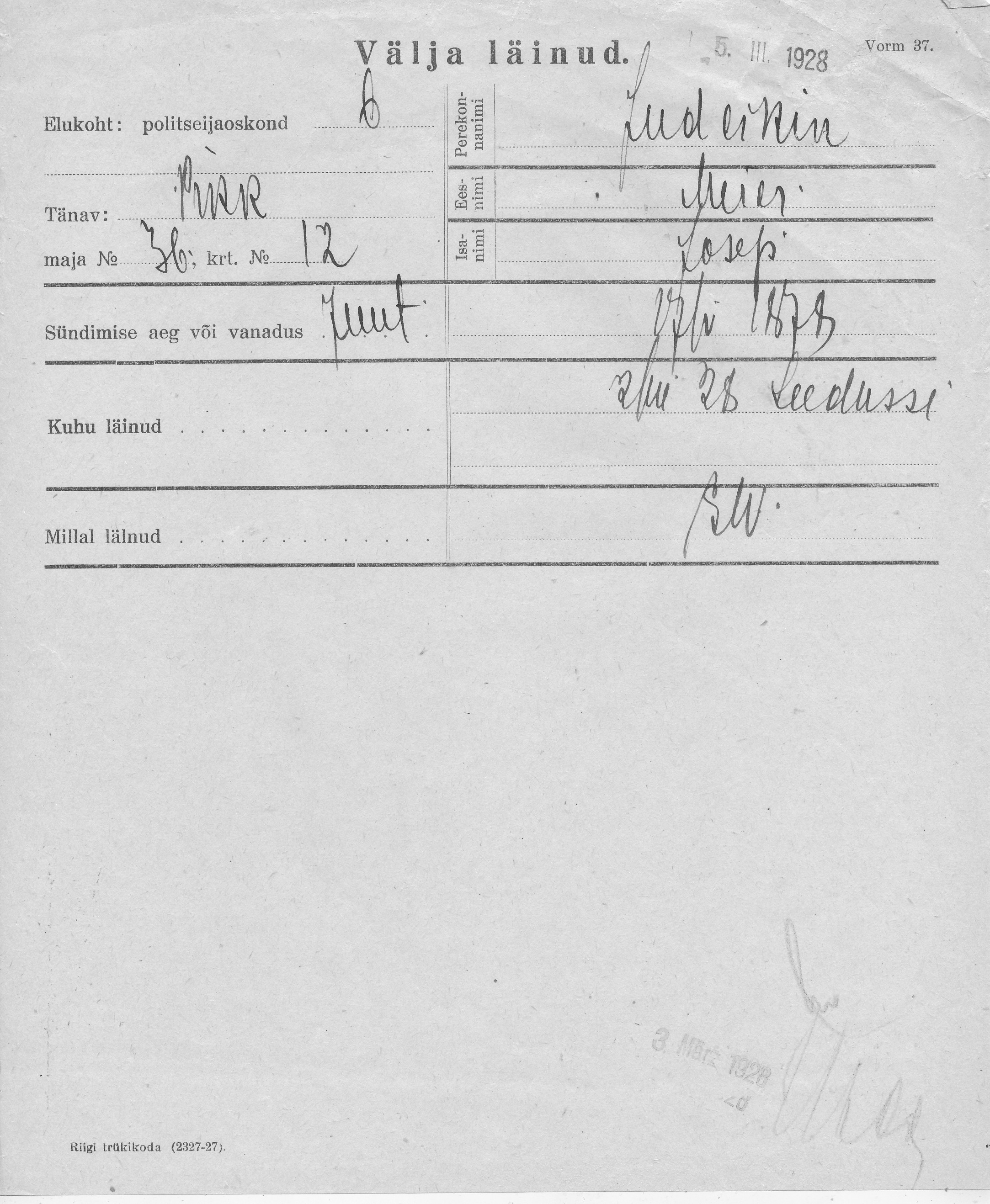 Judeikin, Meier, Josep