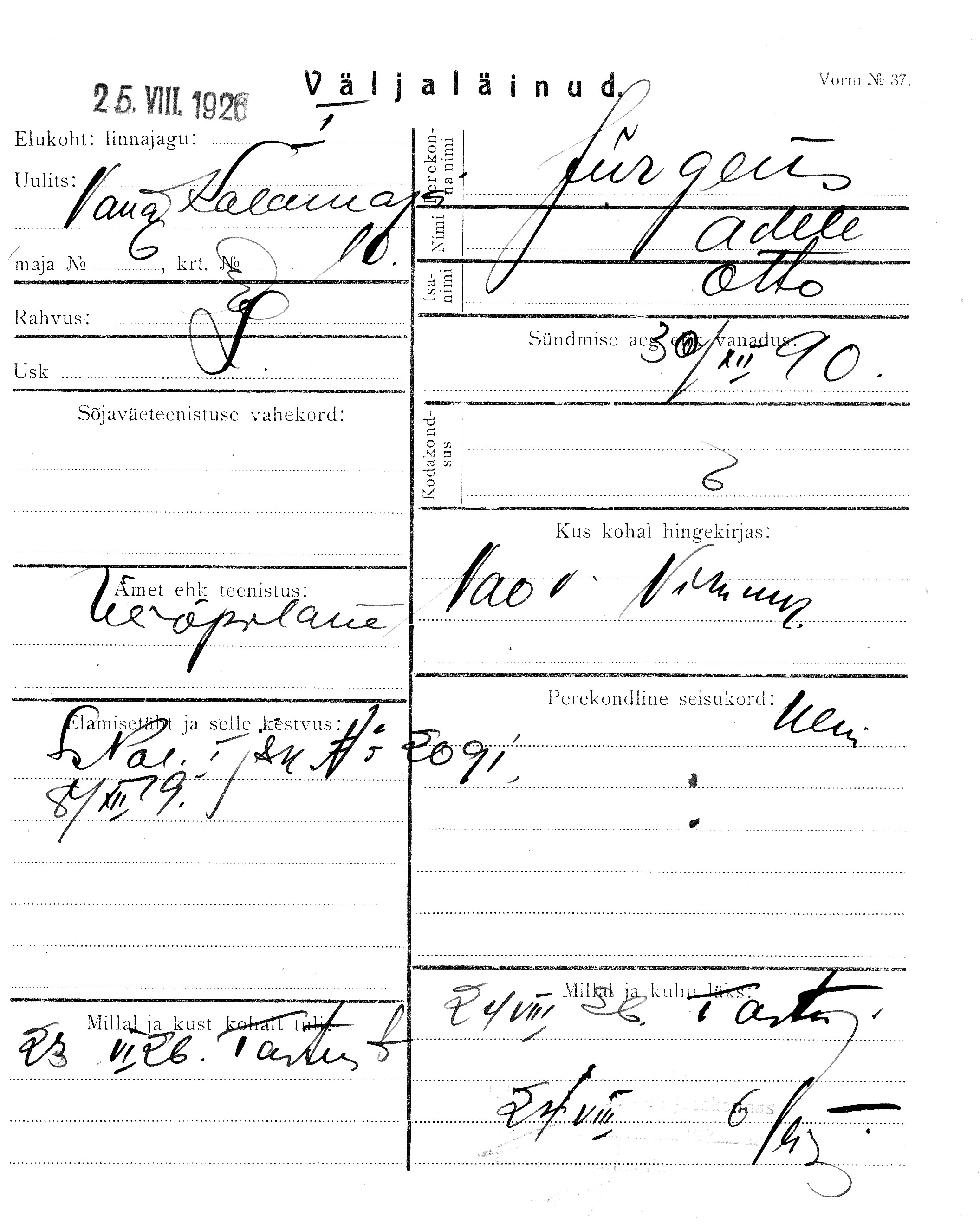 Jürgens, Adele, Otto