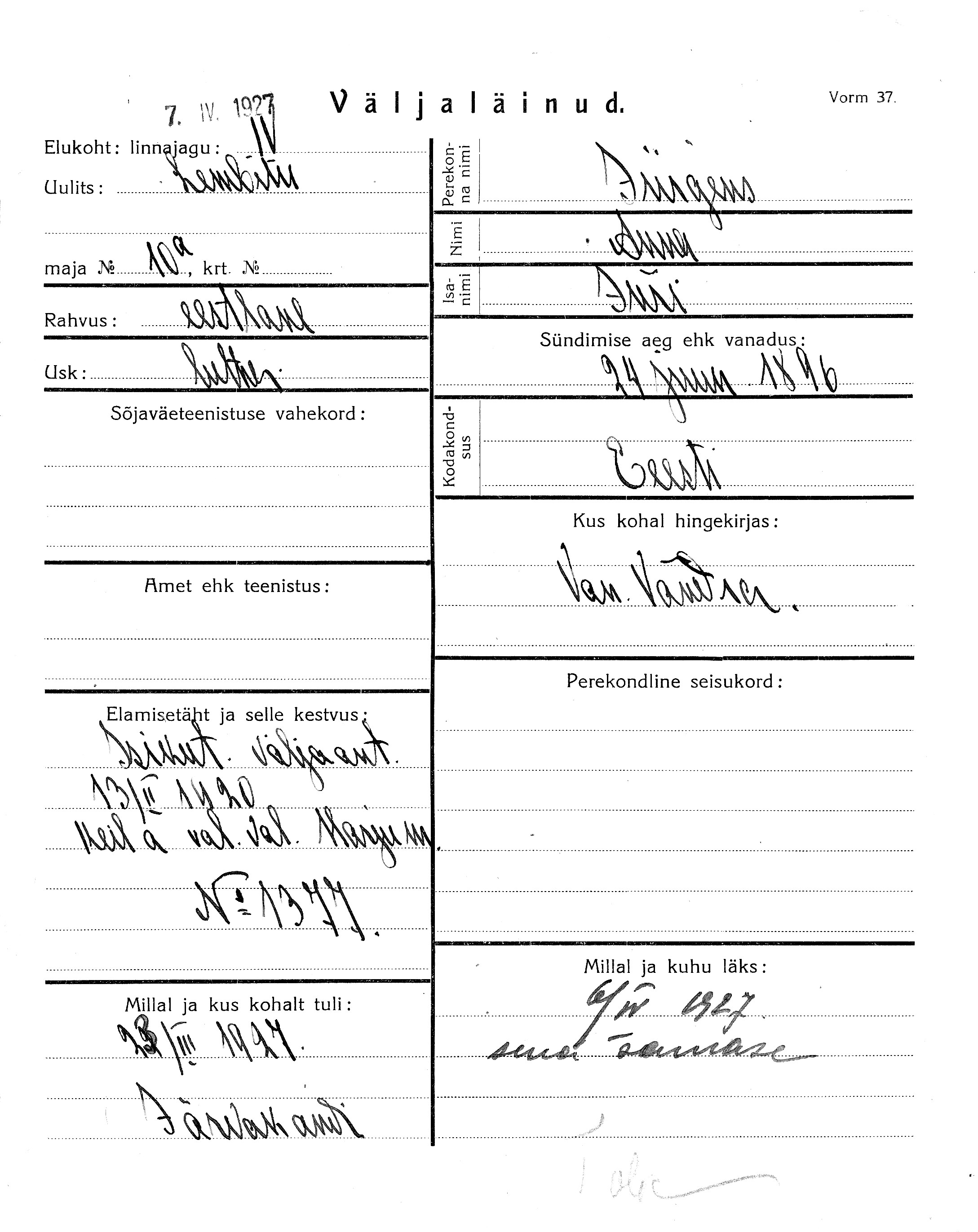 Jürgens, Anna, Jüri