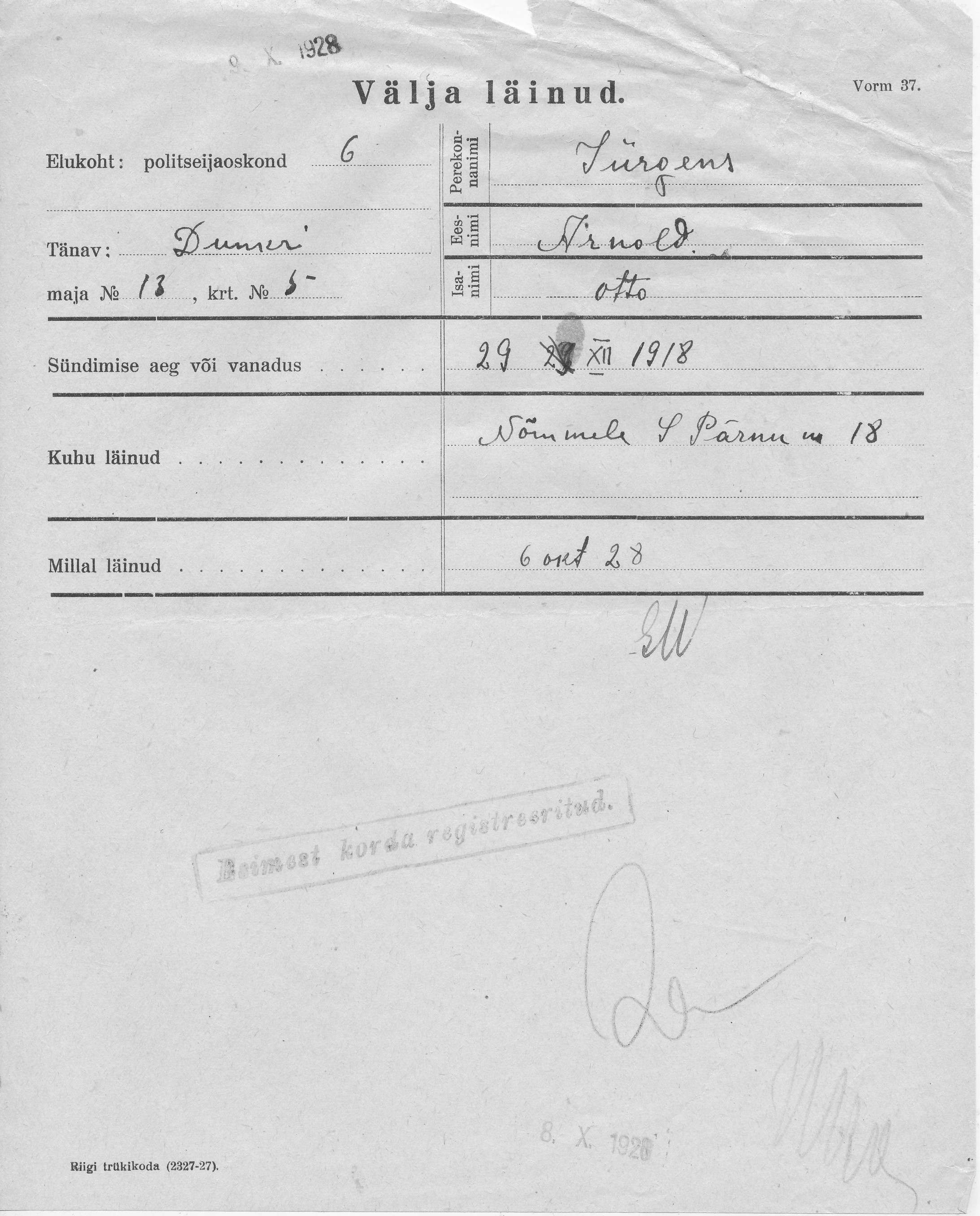 Jürgens, Arnold, Otto