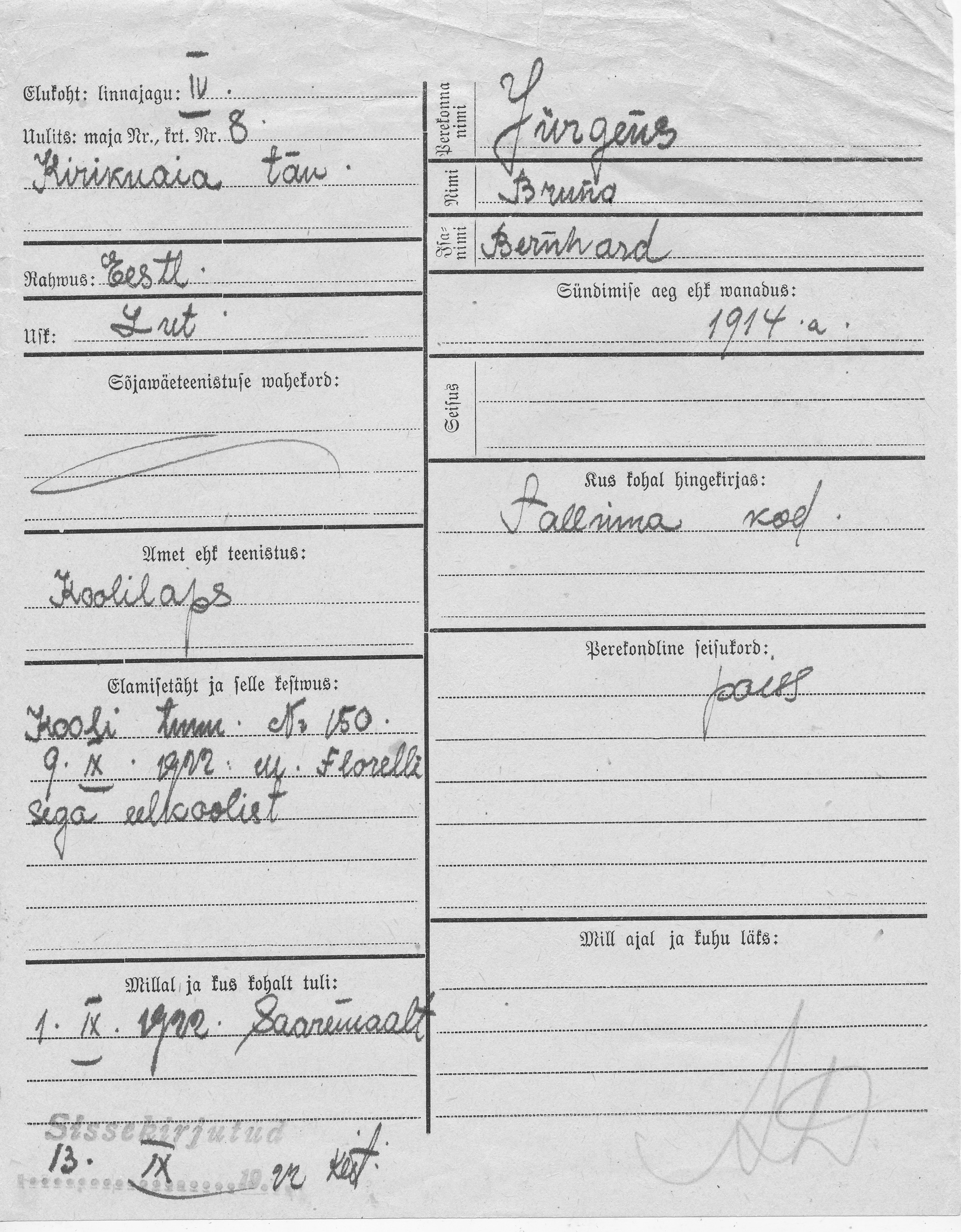 Jürgens, Bruno, Bernhard