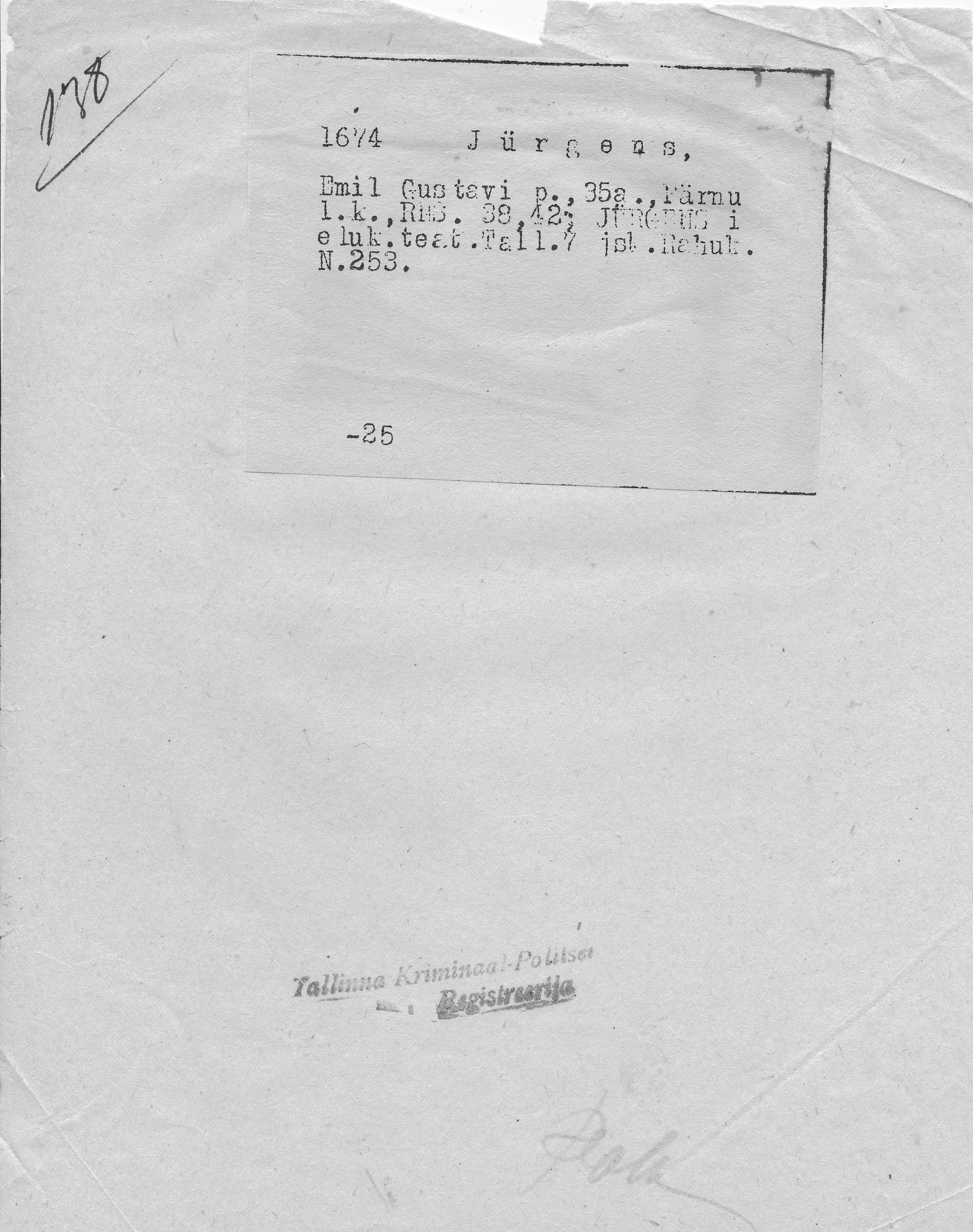 Jürgens, Emil, Gustav