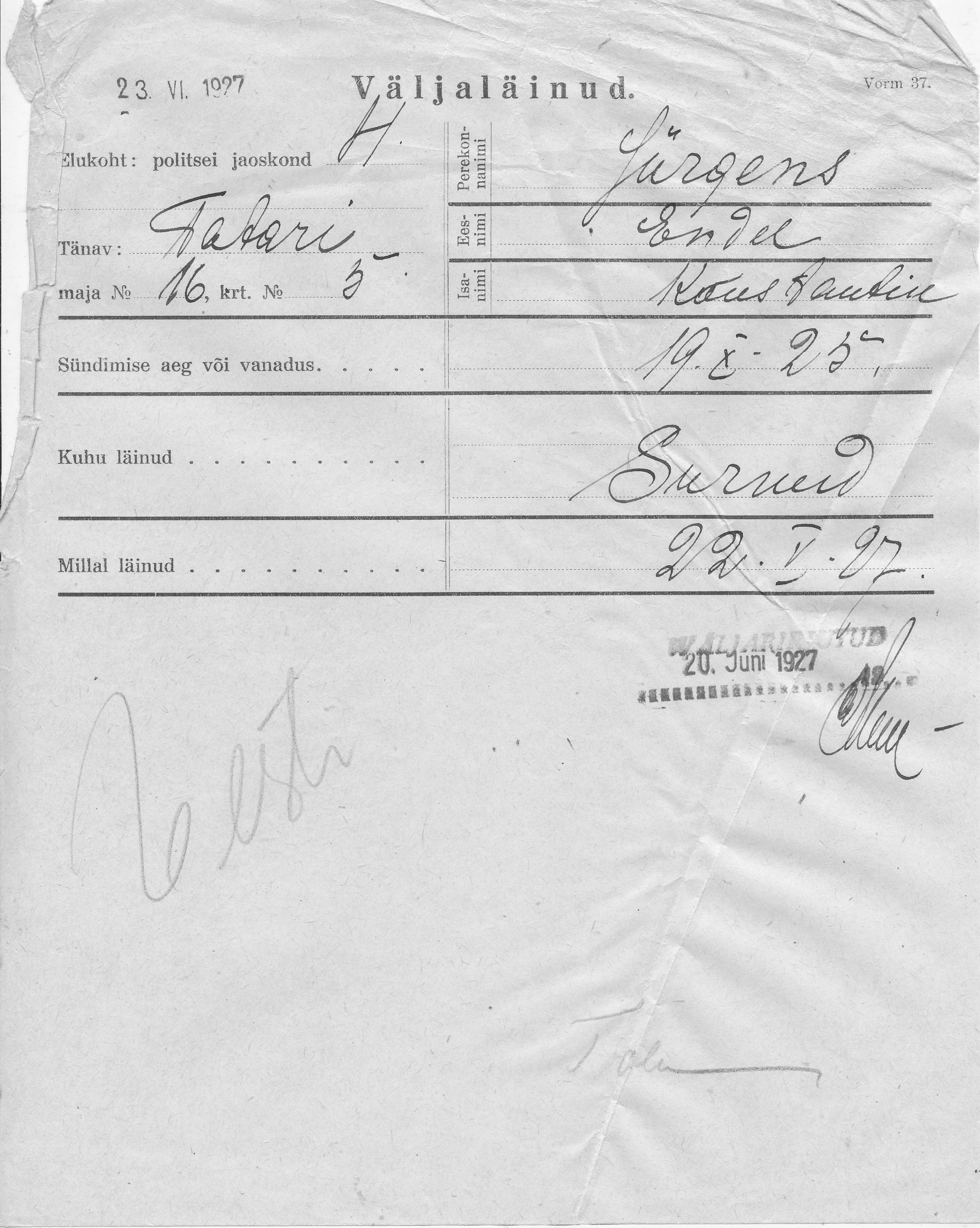 Jürgens, Endel, Konstantin