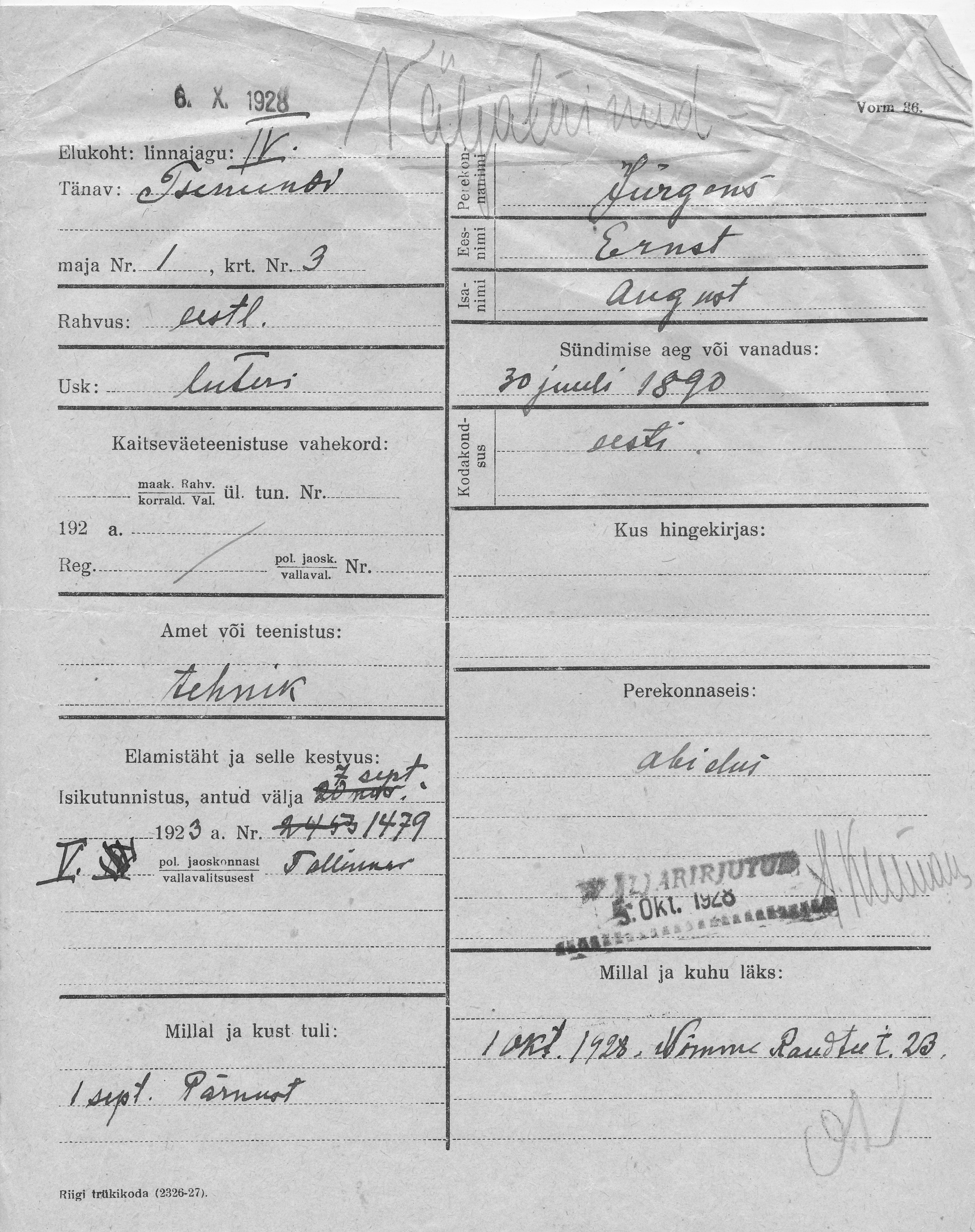 Jürgens, Ernst, August