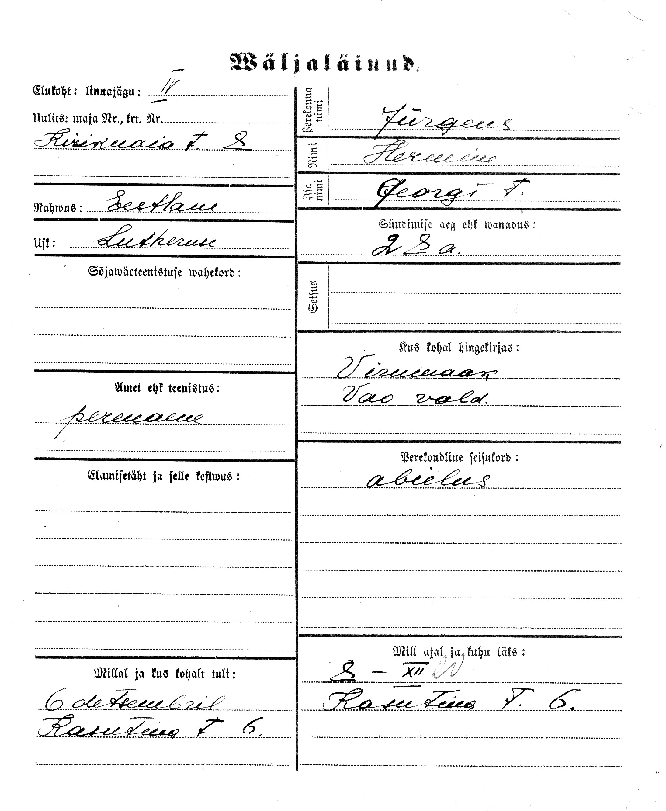 Jürgens, Hermine, Georg