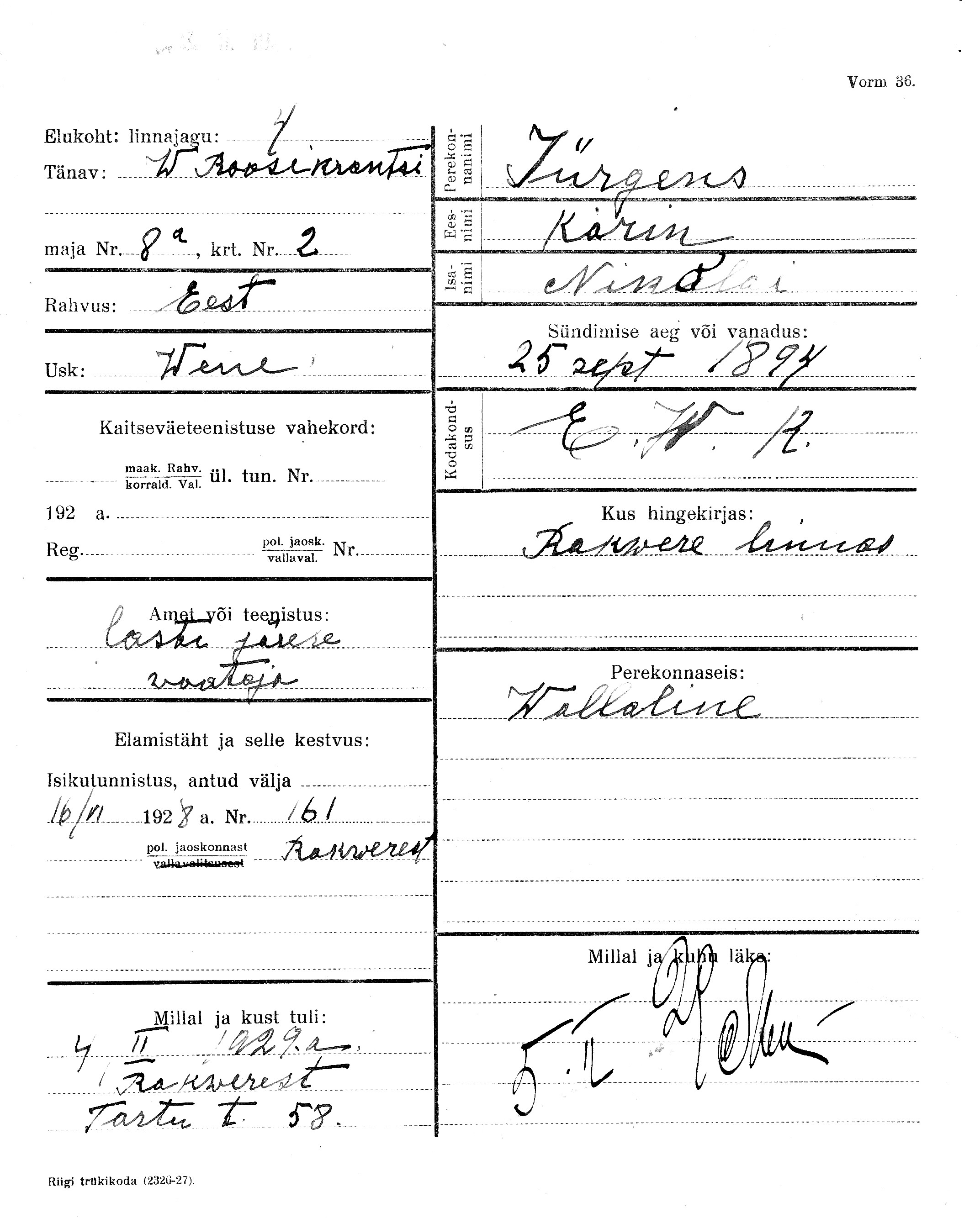 Jürgens, Karin, Nikolai