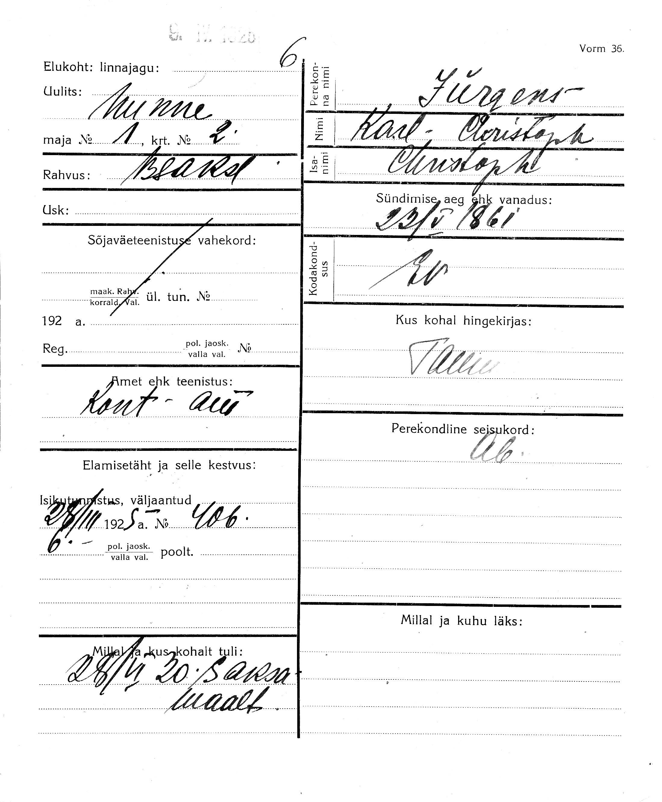 Jürgens, Karl-Christoph, Christoph