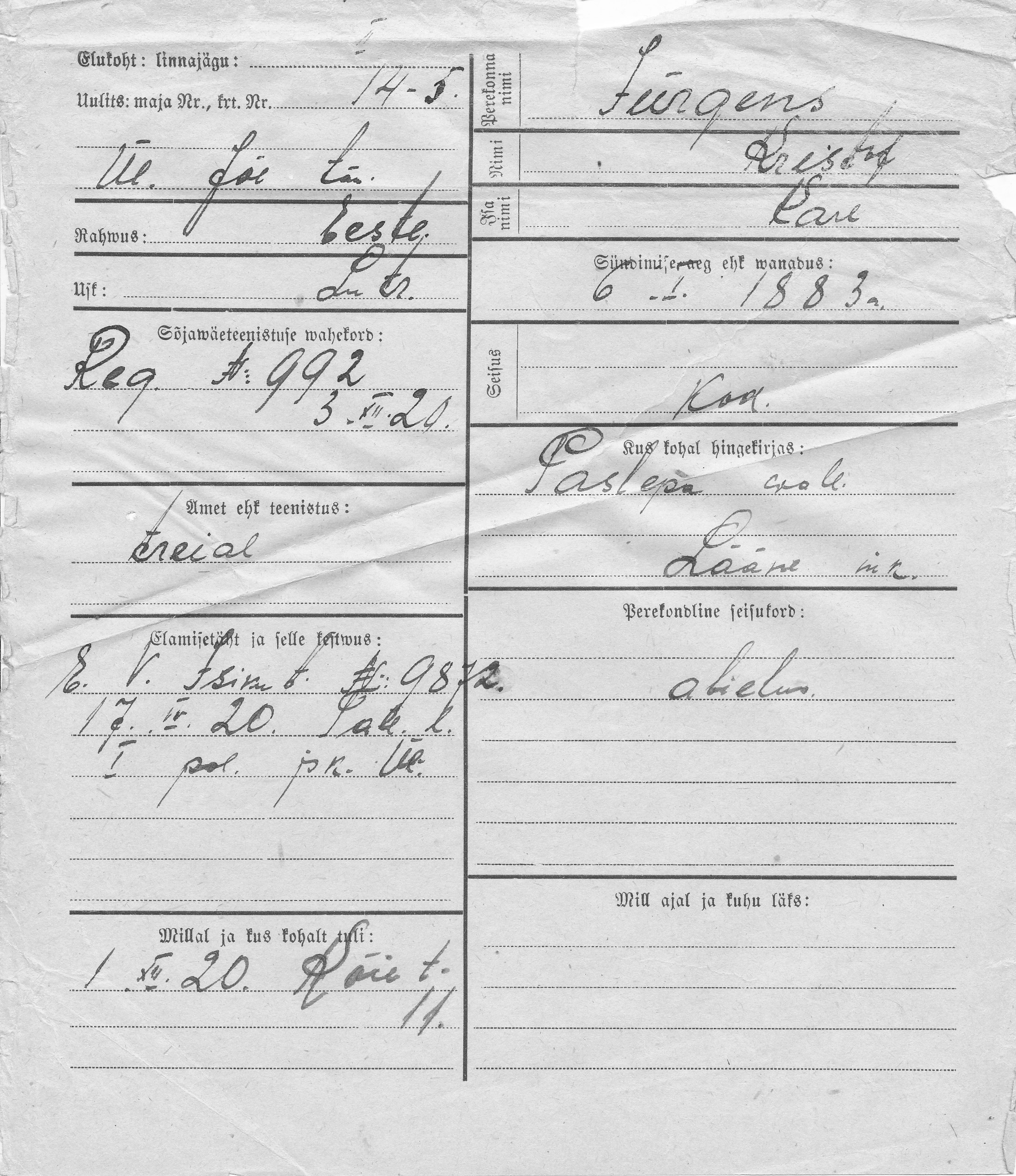 Jürgens, Kristof, Karl